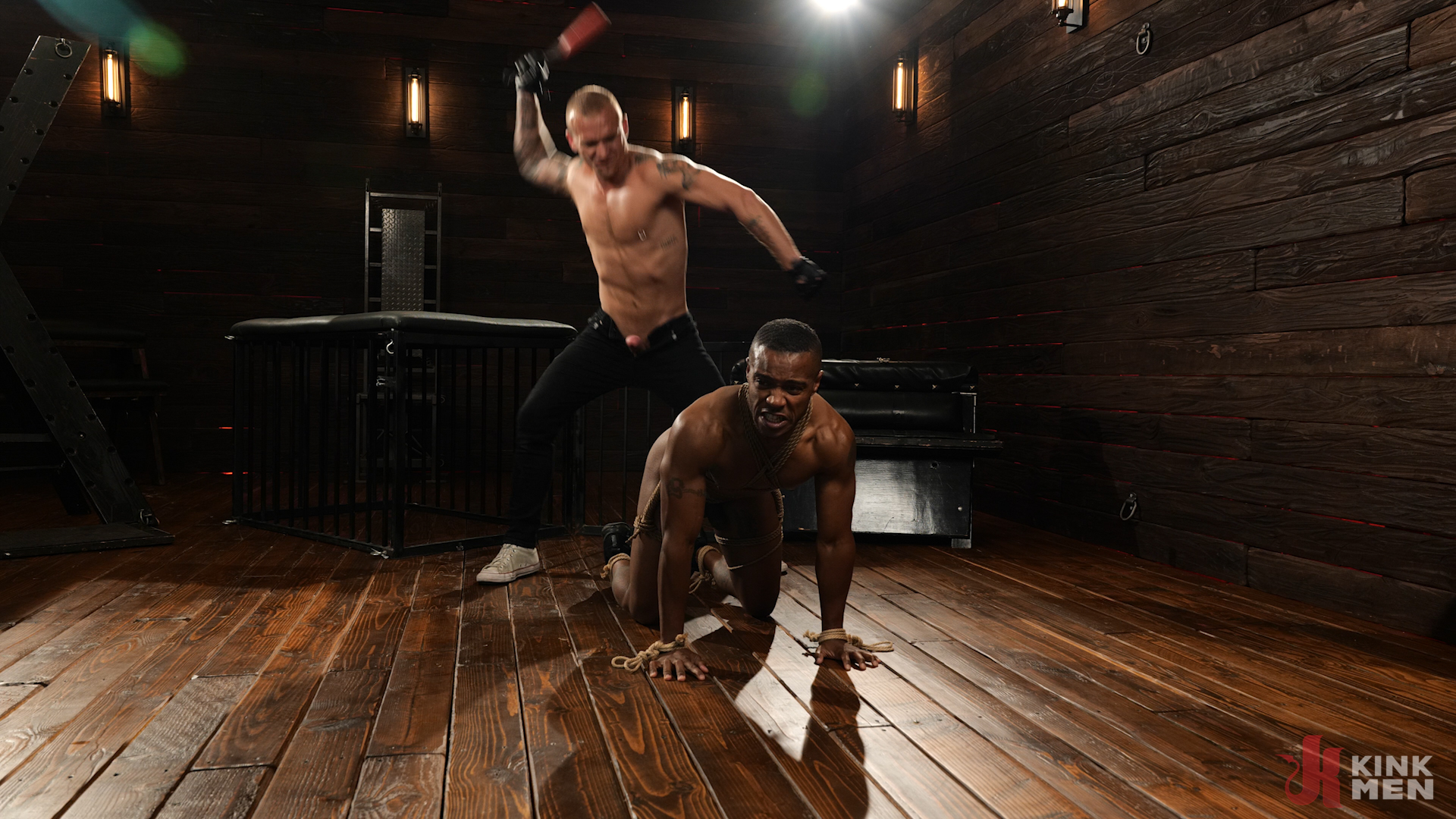 Photo number 20 from The Wrong House: Isaac X and Jake Waters shot for Taken Rough on Kink.com. Featuring Isaac X and Jake Waters in hardcore BDSM & Fetish porn.