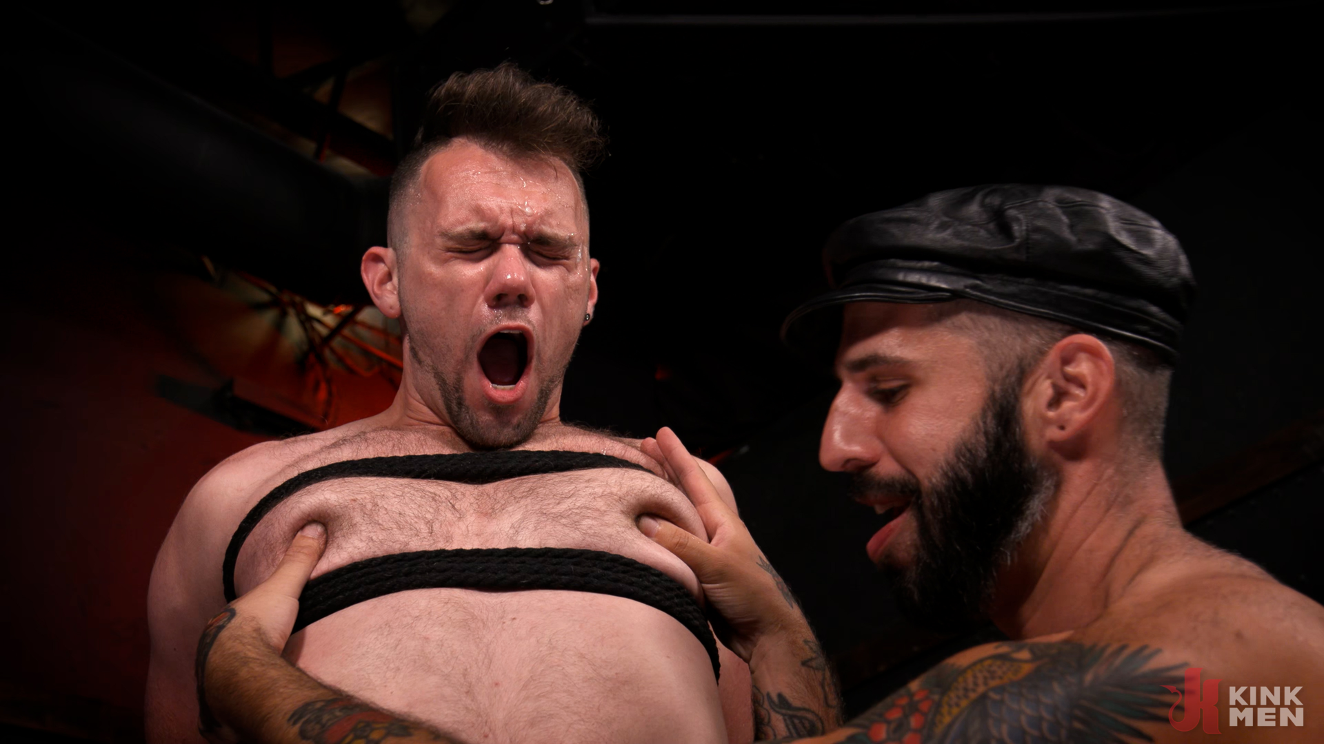 Photo number 19 from Romeo's Dirty Bitch shot for Bound Gods on Kink.com. Featuring Romeo Davis and Blaze Austin in hardcore BDSM & Fetish porn.