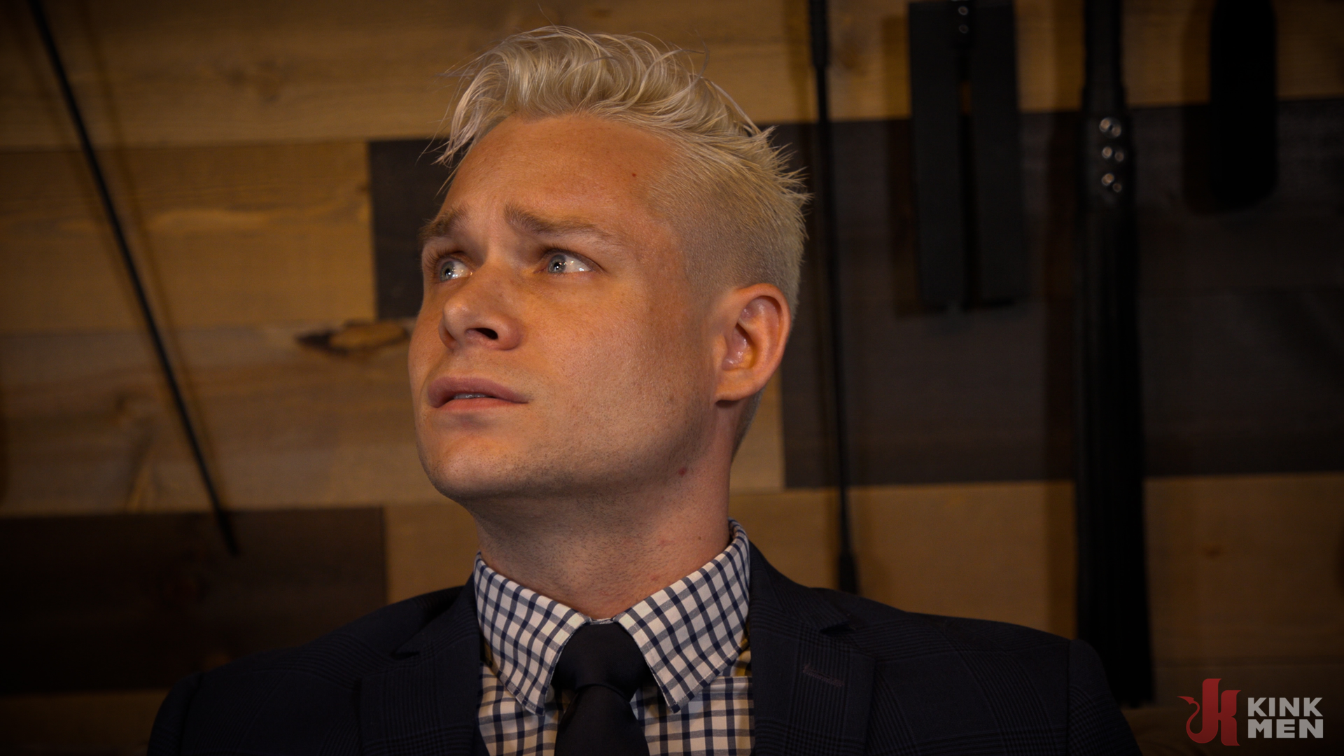 Photo number 1 from American Sicko Part 1: Introduction to the Psycho shot for KinkMen Series on Kink.com. Featuring Roman Todd and Andrew Connor in hardcore BDSM & Fetish porn.