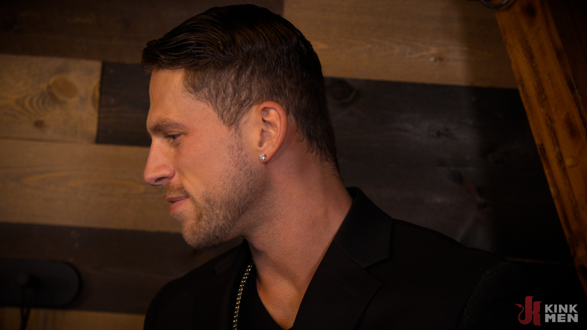 Photo number 2 from American Sicko Part 1: Introduction to the Psycho shot for KinkMen Series on Kink.com. Featuring Roman Todd and Andrew Connor in hardcore BDSM & Fetish porn.