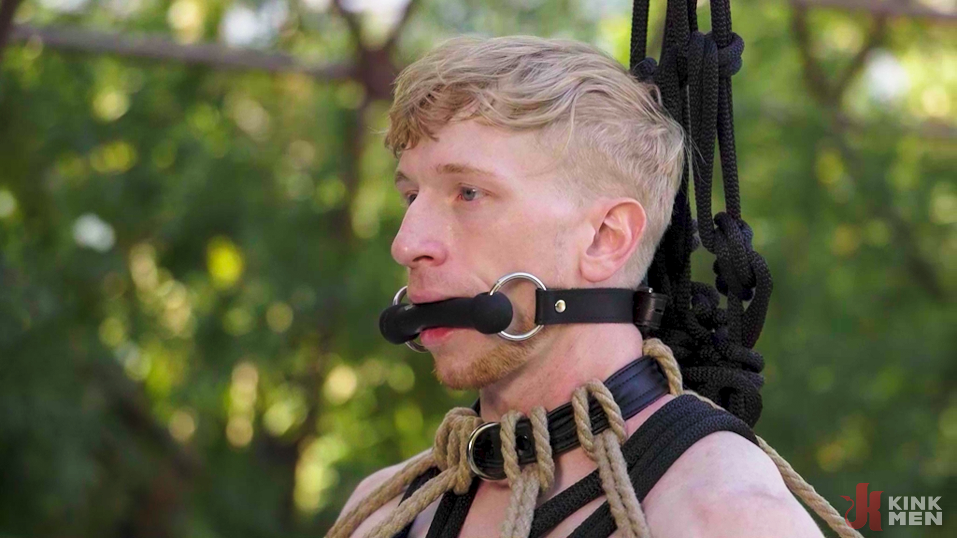 Photo number 29 from EXCITED TO SERVE shot for Bound Gods on Kink.com. Featuring Derek Kage and Jesse Stone in hardcore BDSM & Fetish porn.