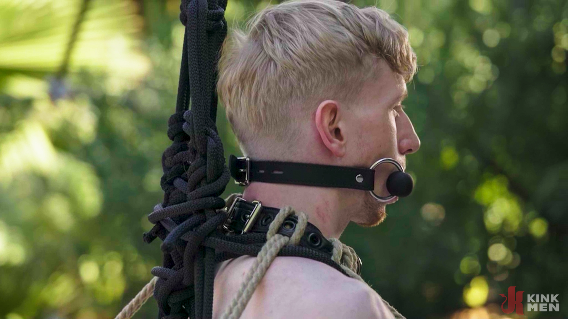 Photo number 31 from EXCITED TO SERVE shot for Bound Gods on Kink.com. Featuring Derek Kage and Jesse Stone in hardcore BDSM & Fetish porn.