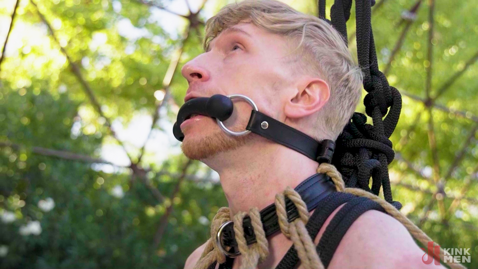 Photo number 40 from EXCITED TO SERVE shot for Bound Gods on Kink.com. Featuring Derek Kage and Jesse Stone in hardcore BDSM & Fetish porn.