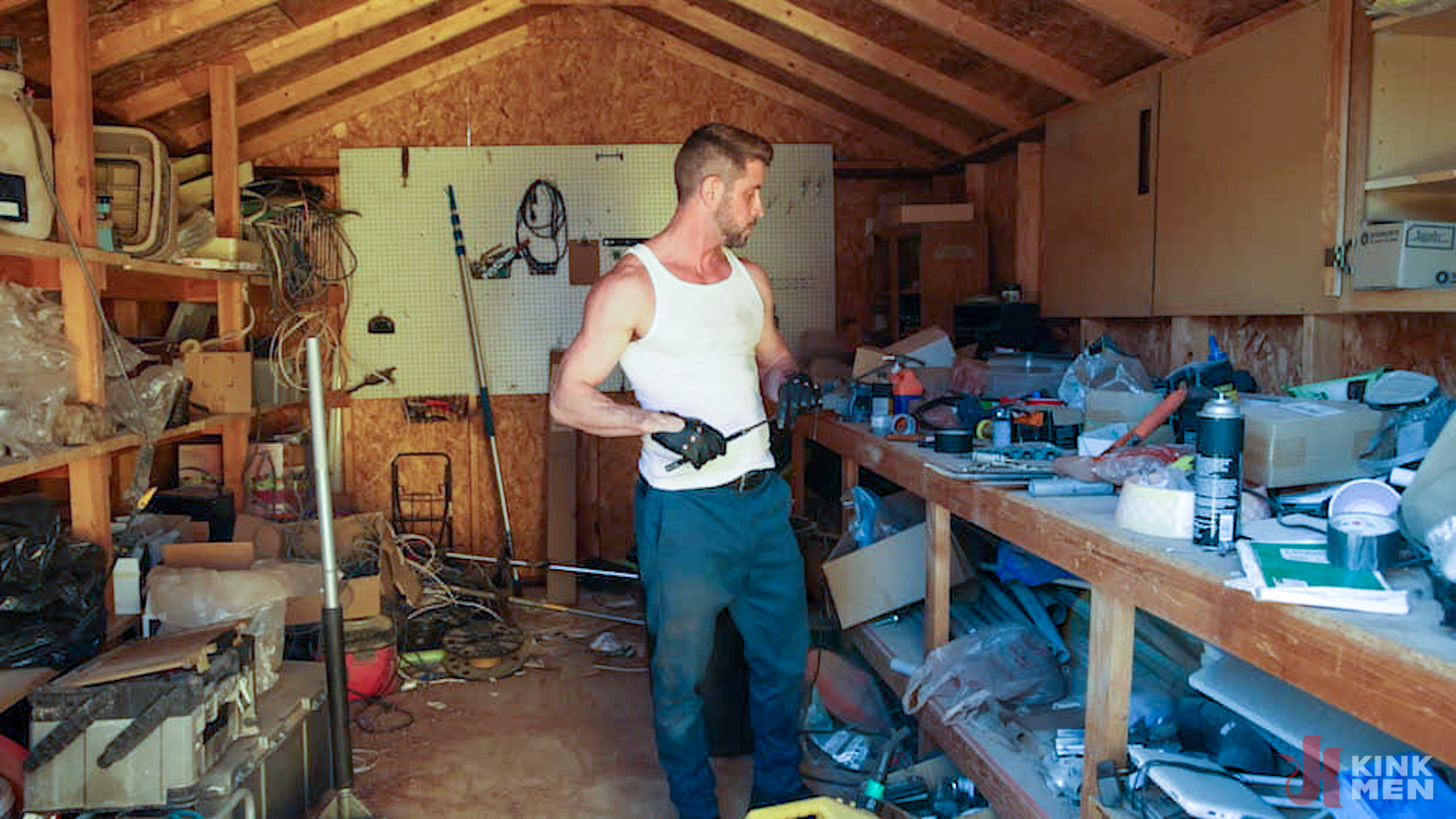 Photo number 2 from DANGEROUS GAME shot for Bound Gods on Kink.com. Featuring Johnny Ford and Greg Riley in hardcore BDSM & Fetish porn.