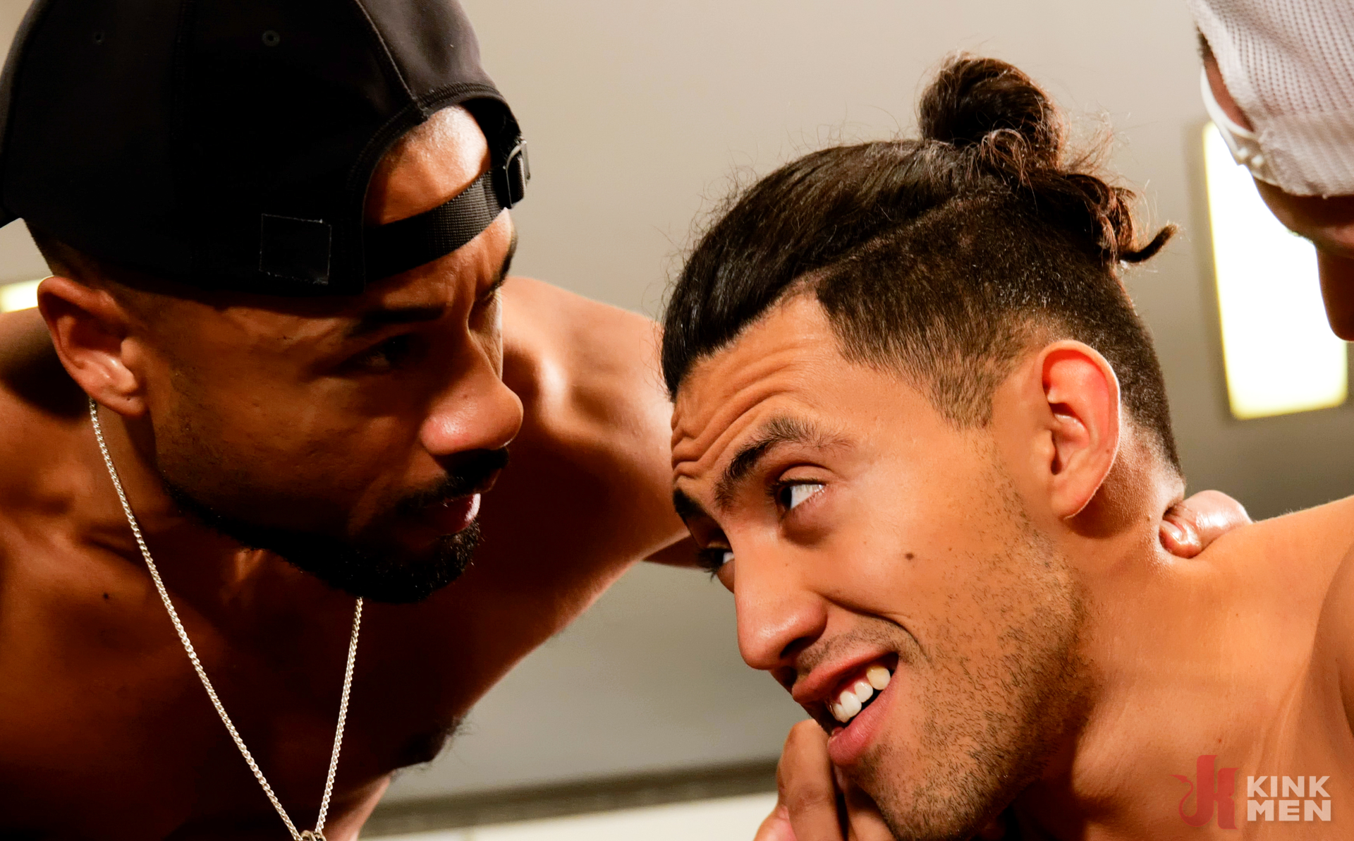 Photo number 18 from Hazed II: Xavier Zane, Brock Kniles, and Zeno Rey shot for Kink Men Test Shoots on Kink.com. Featuring Brock Kniles, Xavier Zane and Zeno Rey in hardcore BDSM & Fetish porn.