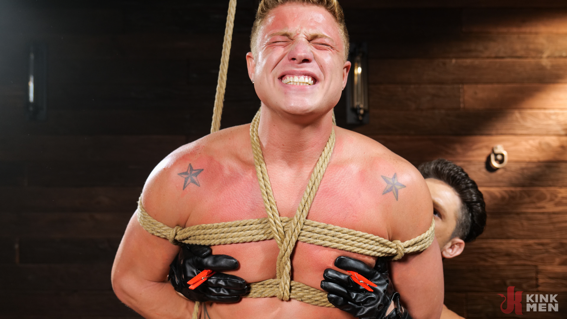 Photo number 9 from JUST A NUMBER shot for Bound Gods on Kink.com. Featuring Devin Franco and Logan Aarons in hardcore BDSM & Fetish porn.