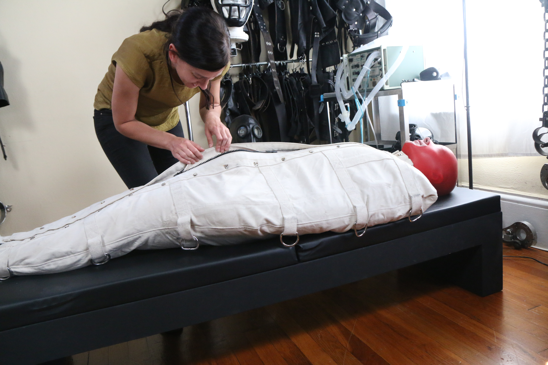 Photo number 4828 from Someone's Excited shot for Bondage Liberation on Kink.com. Featuring Elise Graves and Patrick in hardcore BDSM & Fetish porn.