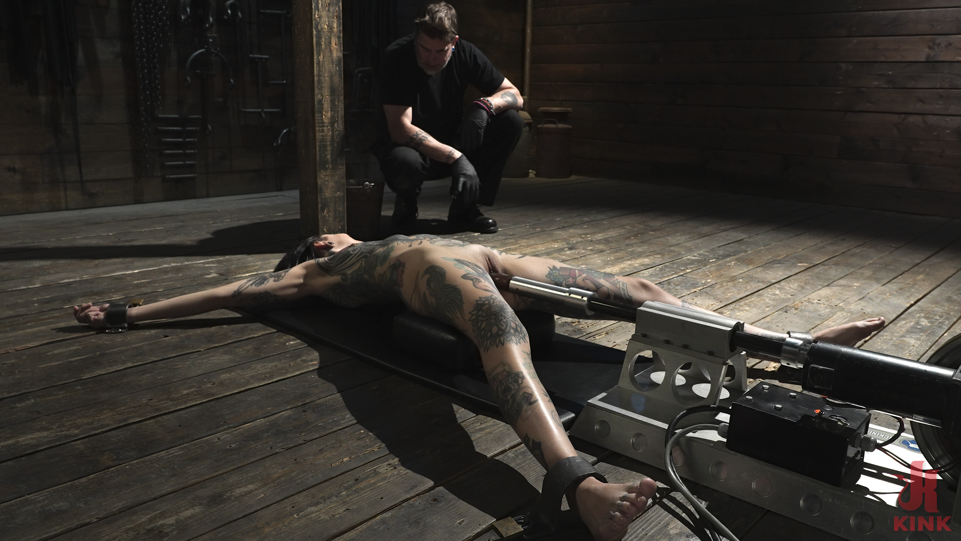 Photo number 1 from Down and Dirty: Krysta Kaos shot for Device Bondage on Kink.com. Featuring Krysta Kaos and The Pope in hardcore BDSM & Fetish porn.