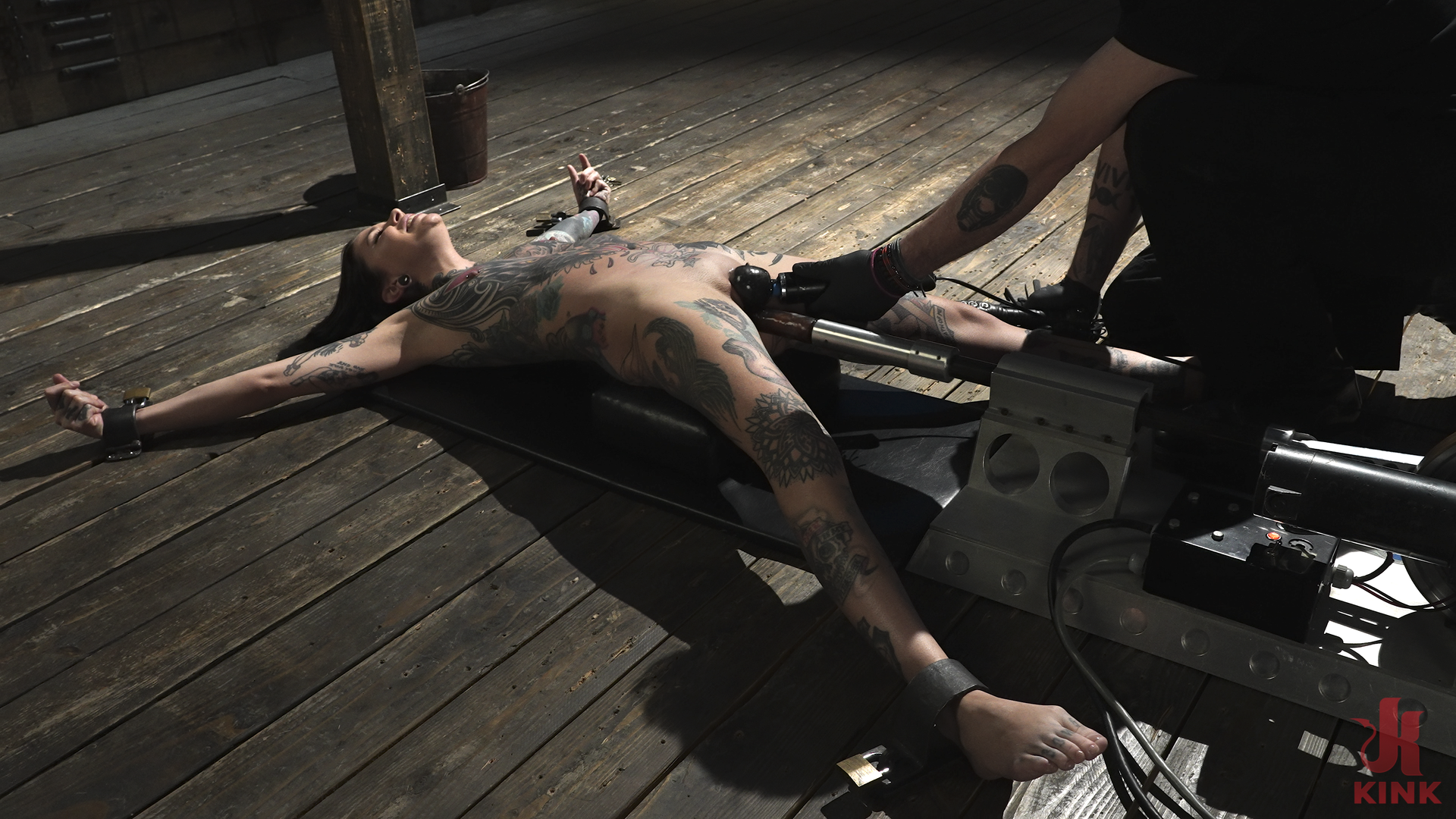 Photo number 1 from Down and Dirty: Krysta Kaos shot for Device Bondage on Kink.com. Featuring Krysta Kaos and The Pope in hardcore BDSM & Fetish porn.