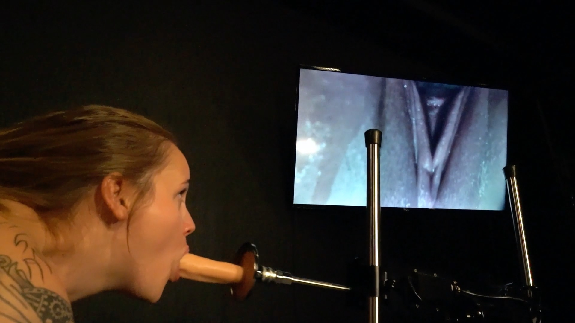 Photo number 1 from Spit Roasted Sasha shot for Bondage Liberation on Kink.com. Featuring Elise Graves and Sasha in hardcore BDSM & Fetish porn.