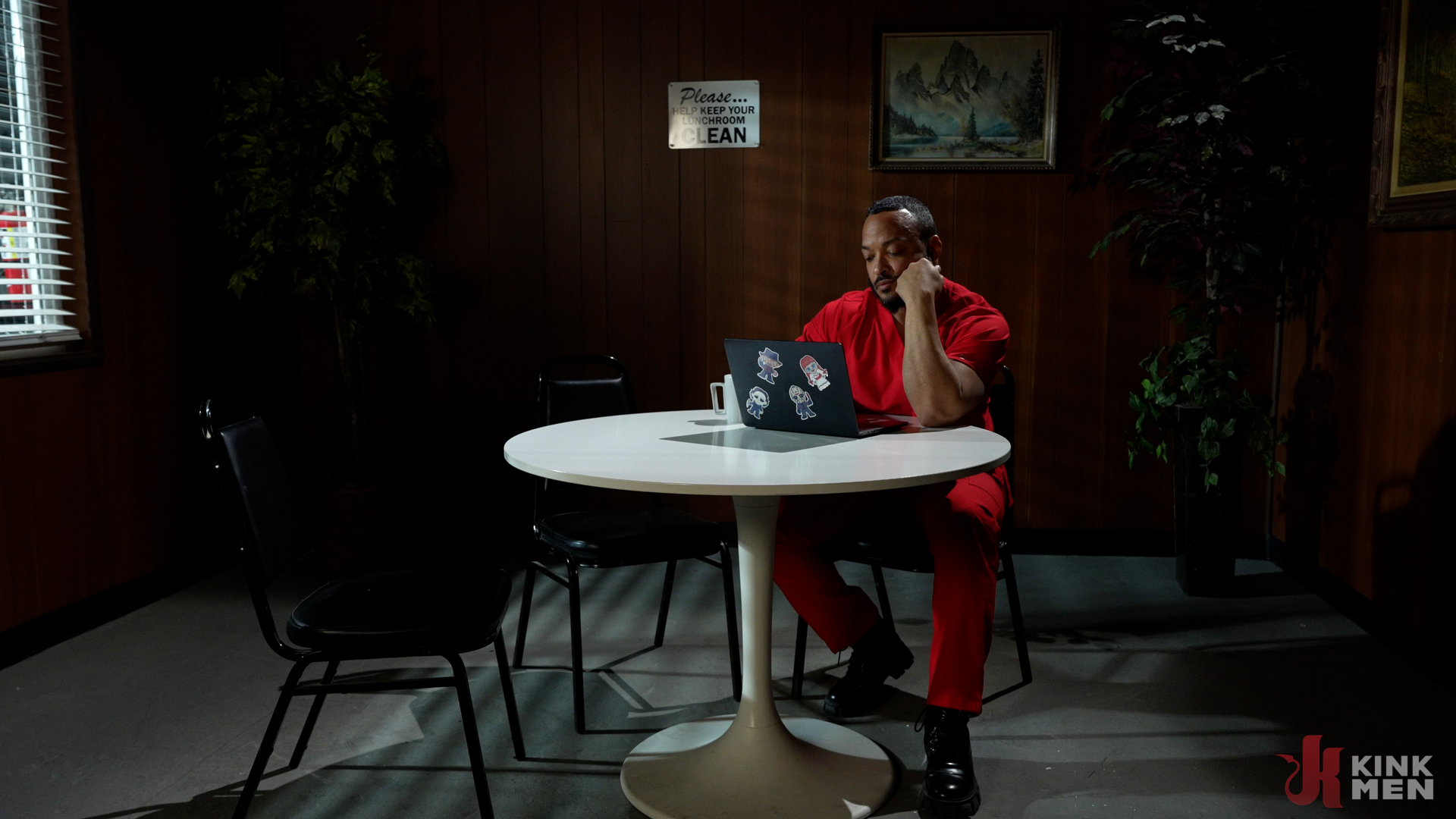 Photo number 5 from Silent Hill Delirium: Part 2 shot for KinkMen Series on Kink.com. Featuring Dillon Diaz, Quin Quire and Davin Strong in hardcore BDSM & Fetish porn.