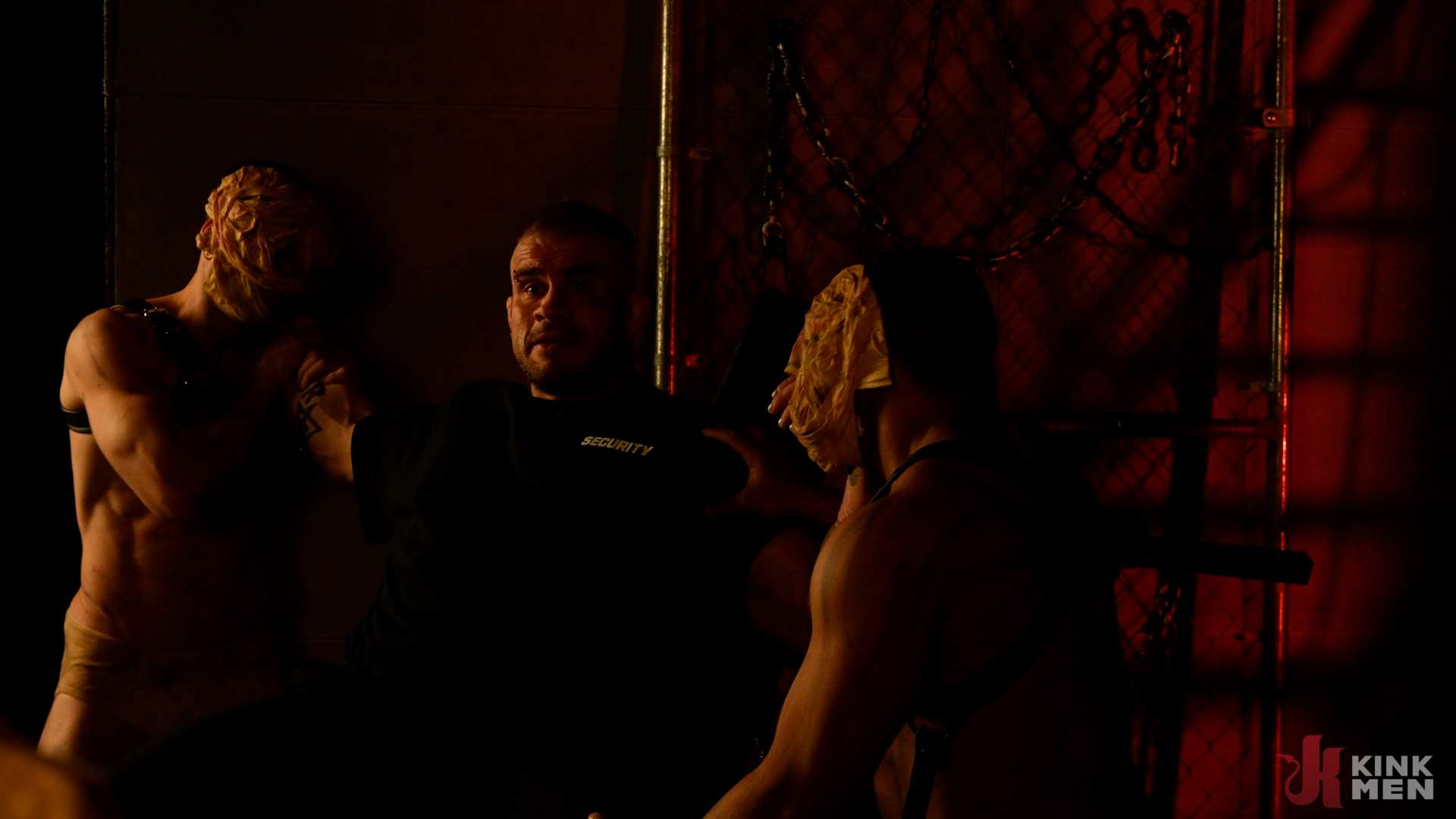 Photo number 16 from Silent Hill Delirium: Part 2 shot for KinkMen Series on Kink.com. Featuring Dillon Diaz, Quin Quire and Davin Strong in hardcore BDSM & Fetish porn.