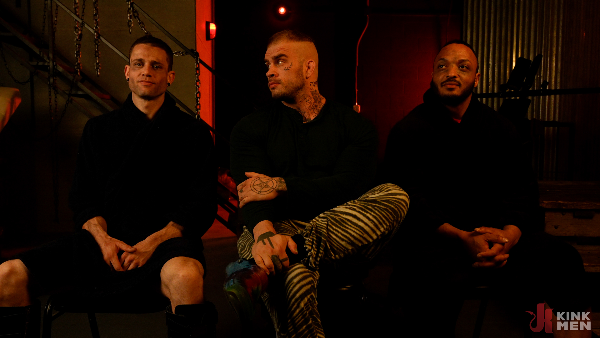 Photo number 50 from Silent Hill Delirium: Part 2 shot for KinkMen Series on Kink.com. Featuring Dillon Diaz, Quin Quire and Davin Strong in hardcore BDSM & Fetish porn.