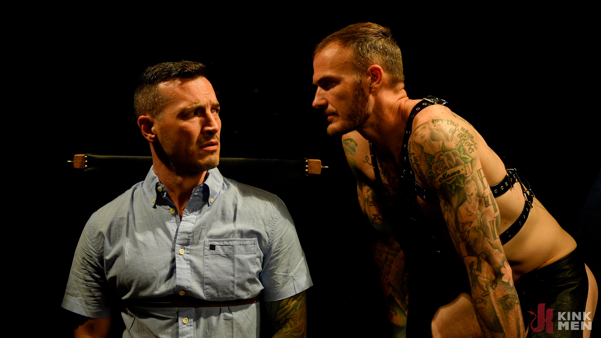 Photo number 8 from Silent Hill Delirium: Part 3 shot for KinkMen Series on Kink.com. Featuring Christian Wilde and Benvi in hardcore BDSM & Fetish porn.