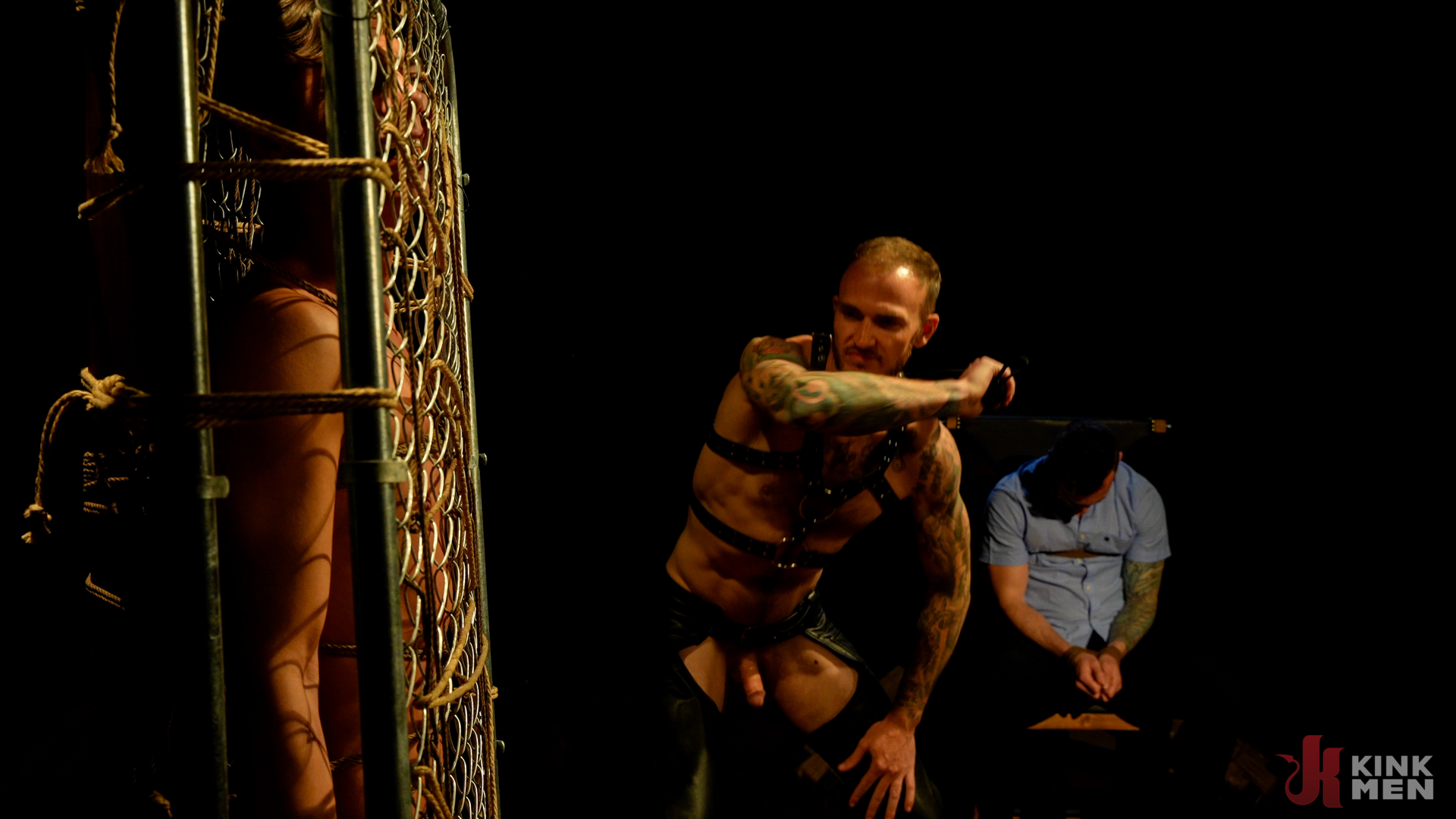 Photo number 16 from Silent Hill Delirium: Part 3 shot for KinkMen Series on Kink.com. Featuring Christian Wilde and Benvi in hardcore BDSM & Fetish porn.