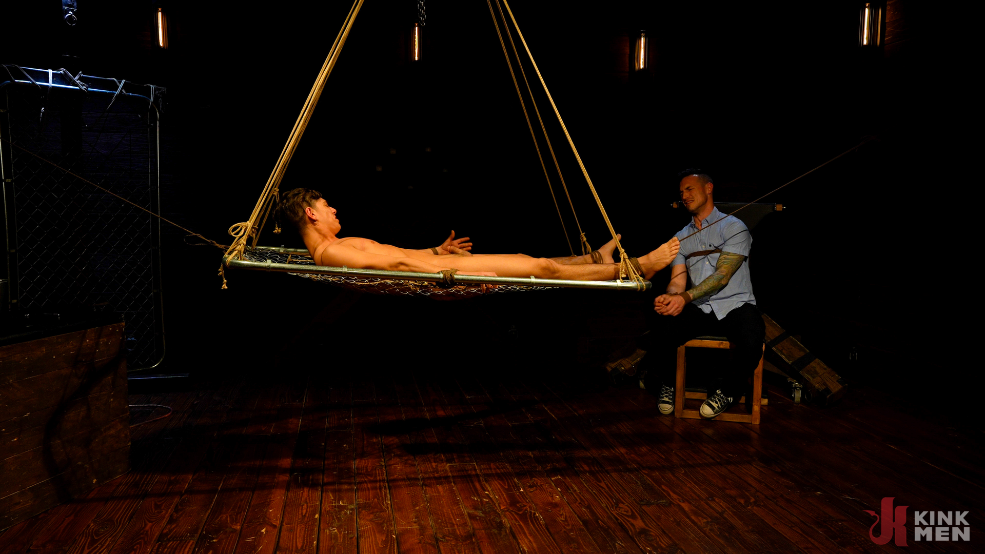 Photo number 20 from Silent Hill Delirium: Part 3 shot for KinkMen Series on Kink.com. Featuring Christian Wilde and Benvi in hardcore BDSM & Fetish porn.