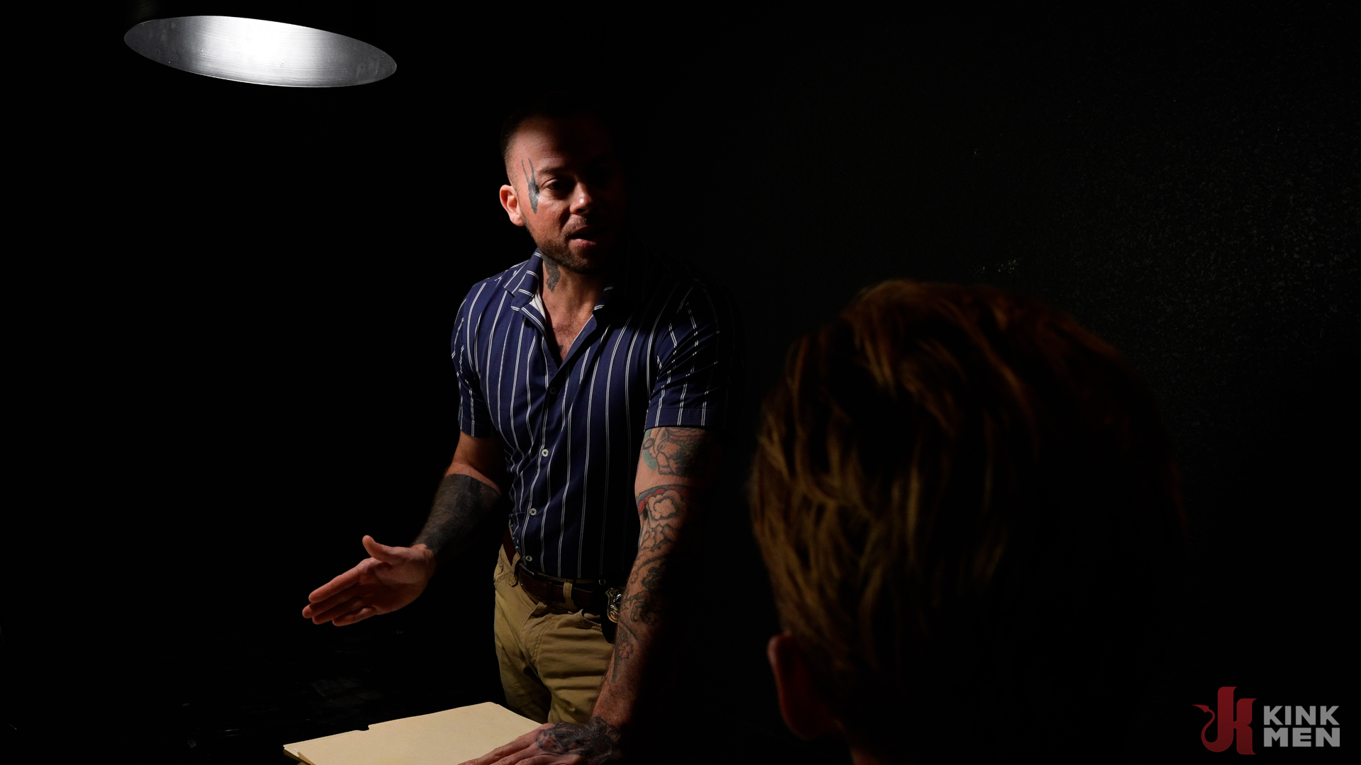 Photo number 2 from Make Him Talk: Detective Sean Duran's Brutal Interrogation of Jason Emre shot for Taken Rough on Kink.com. Featuring Sean Duran and Jason Emre in hardcore BDSM & Fetish porn.