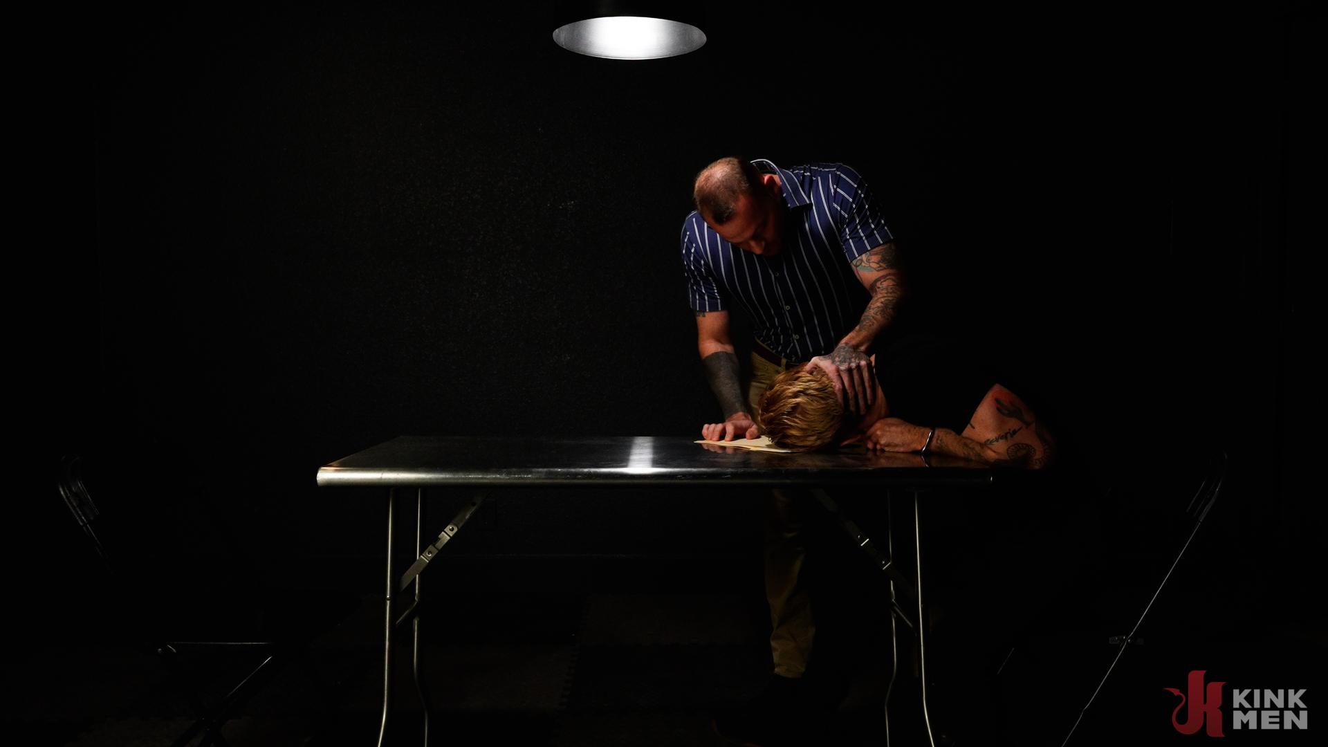 Photo number 4 from Make Him Talk: Detective Sean Duran's Brutal Interrogation of Jason Emre shot for Taken Rough on Kink.com. Featuring Sean Duran and Jason Emre in hardcore BDSM & Fetish porn.