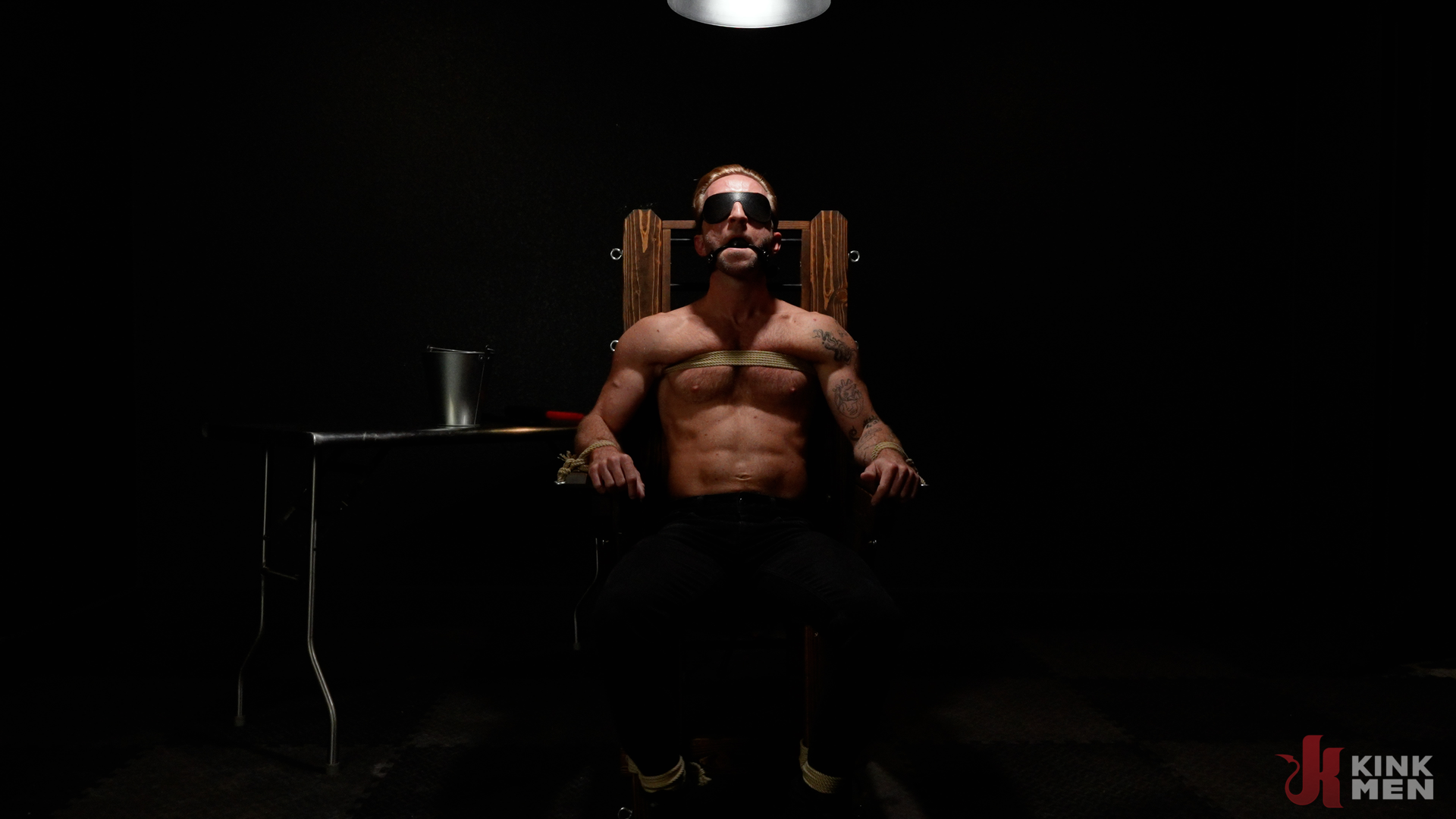 Photo number 6 from Make Him Talk: Detective Sean Duran's Brutal Interrogation of Jason Emre shot for Taken Rough on Kink.com. Featuring Sean Duran and Jason Emre in hardcore BDSM & Fetish porn.