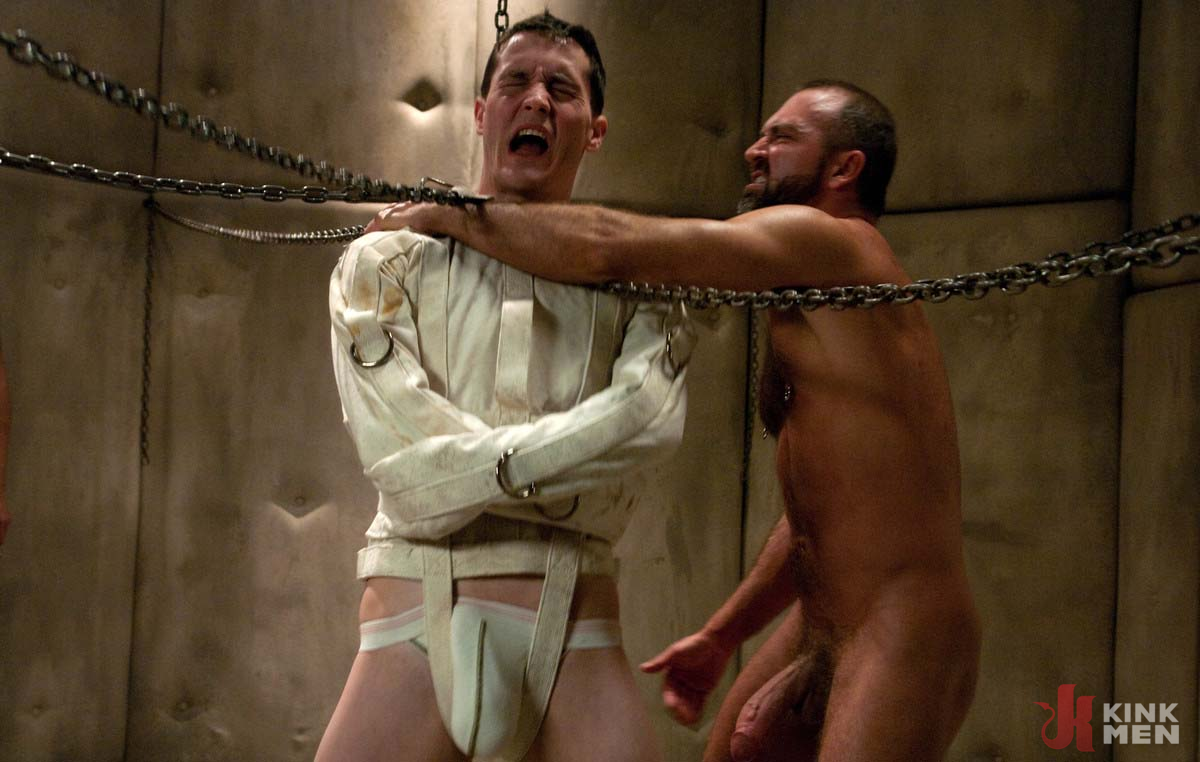 Photo number 1 from The Sex Addict With A Nine Inch Cock Is Back! shot for KinkMen Classics on Kink.com. Featuring CJ and Josh West in hardcore BDSM & Fetish porn.