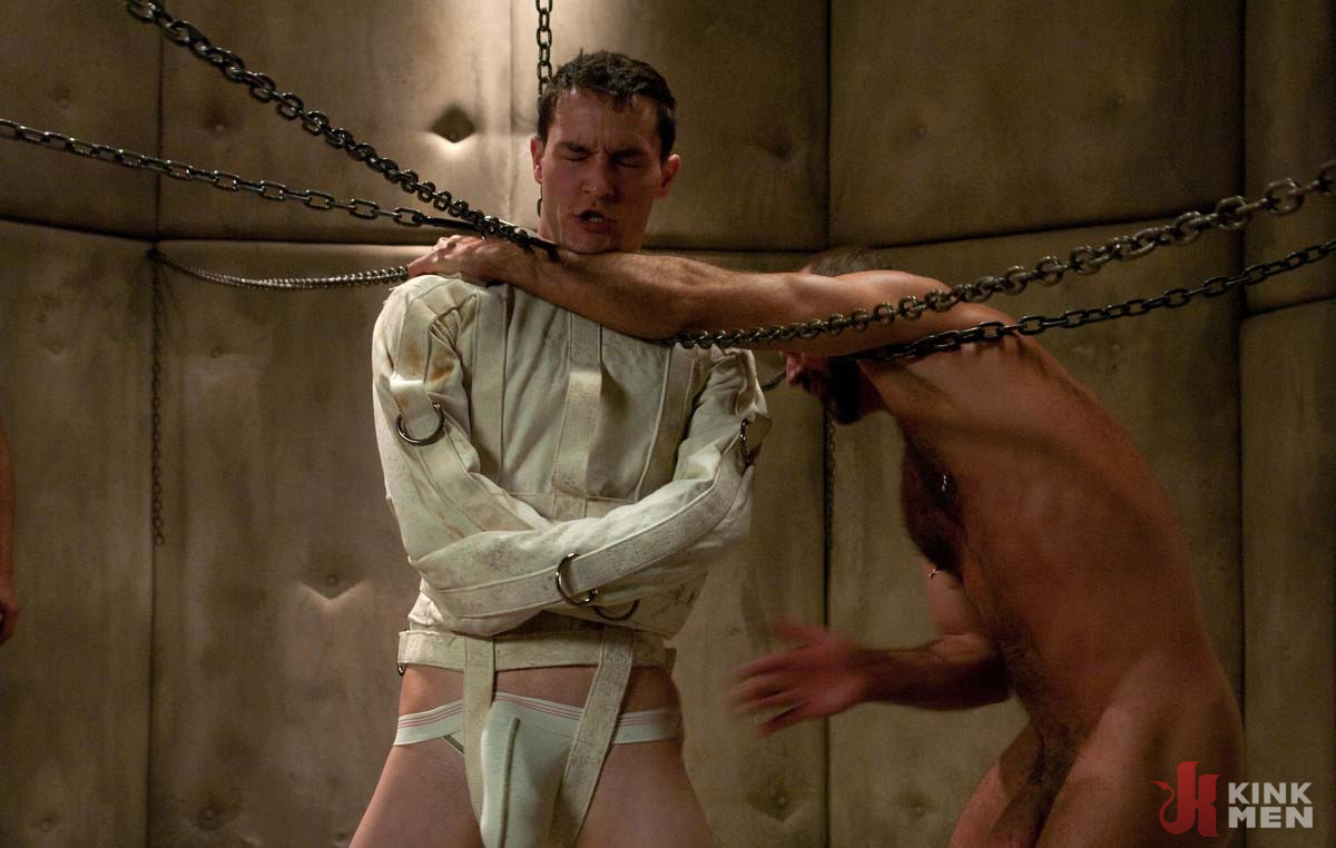 Photo number 1 from The Sex Addict With A Nine Inch Cock Is Back! shot for KinkMen Classics on Kink.com. Featuring CJ and Josh West in hardcore BDSM & Fetish porn.