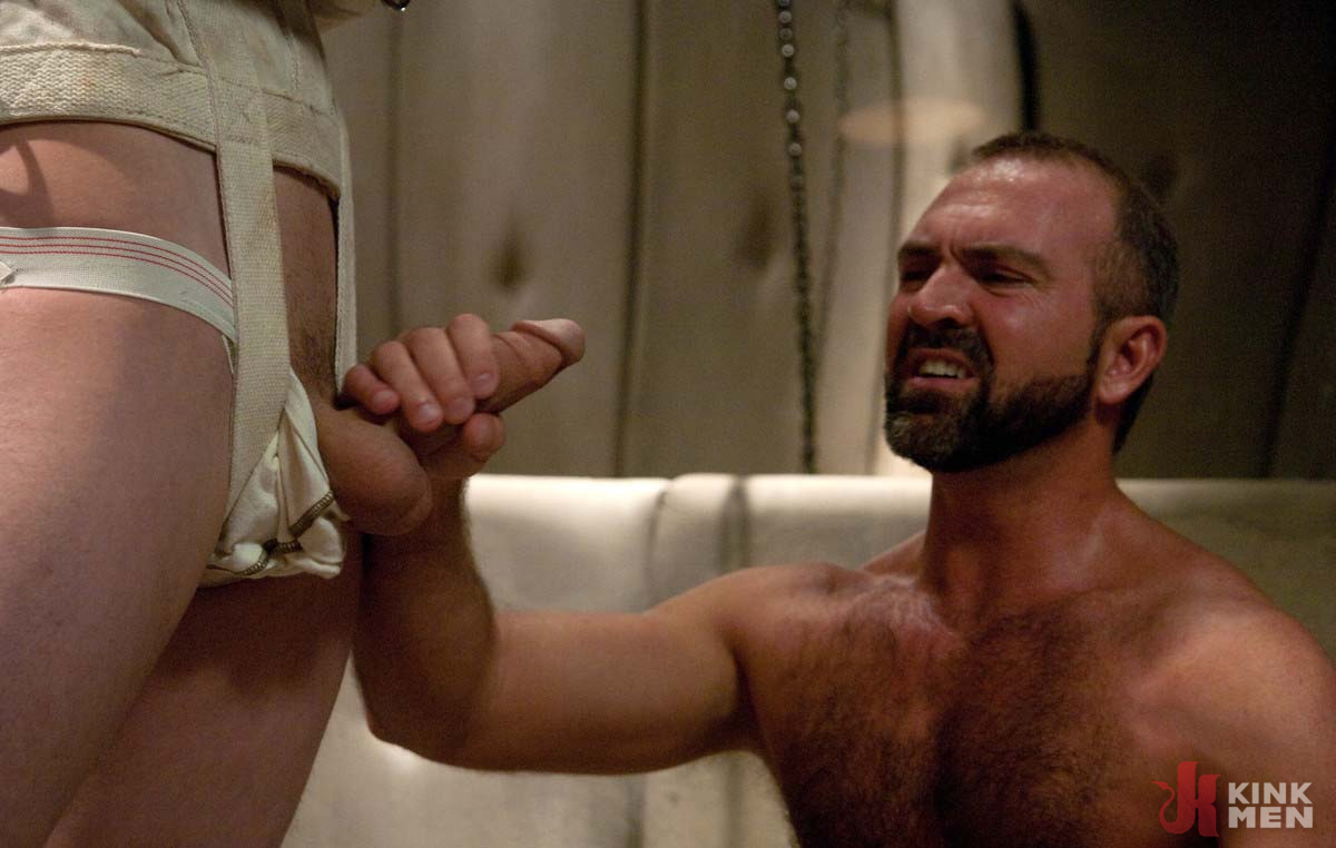 Photo number 1 from The Sex Addict With A Nine Inch Cock Is Back! shot for KinkMen Classics on Kink.com. Featuring CJ and Josh West in hardcore BDSM & Fetish porn.