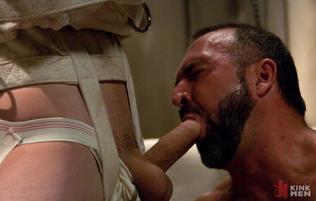 Photo number 1 from The Sex Addict With A Nine Inch Cock Is Back! shot for KinkMen Classics on Kink.com. Featuring CJ and Josh West in hardcore BDSM & Fetish porn.