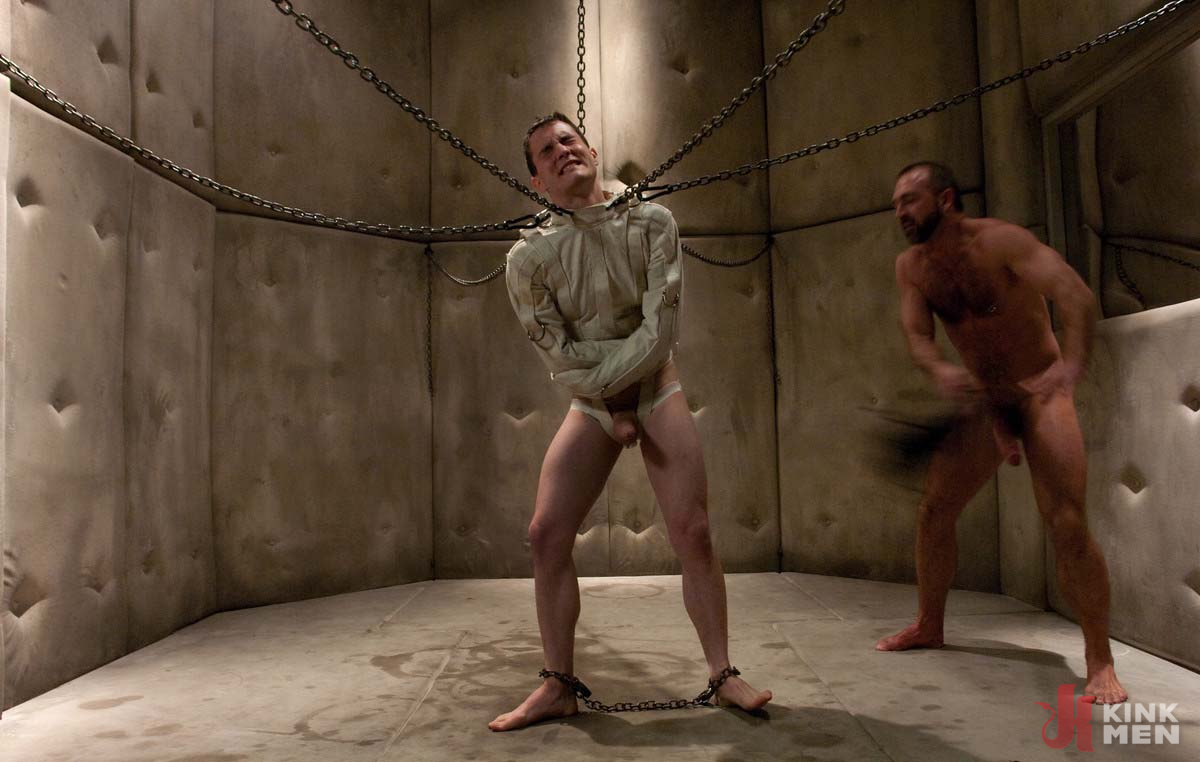 Photo number 1 from The Sex Addict With A Nine Inch Cock Is Back! shot for KinkMen Classics on Kink.com. Featuring CJ and Josh West in hardcore BDSM & Fetish porn.