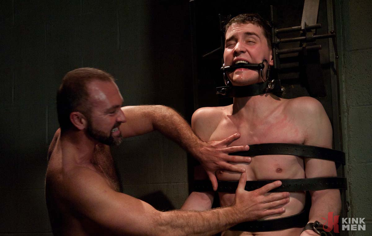 Photo number 1 from The Sex Addict With A Nine Inch Cock Is Back! shot for KinkMen Classics on Kink.com. Featuring CJ and Josh West in hardcore BDSM & Fetish porn.