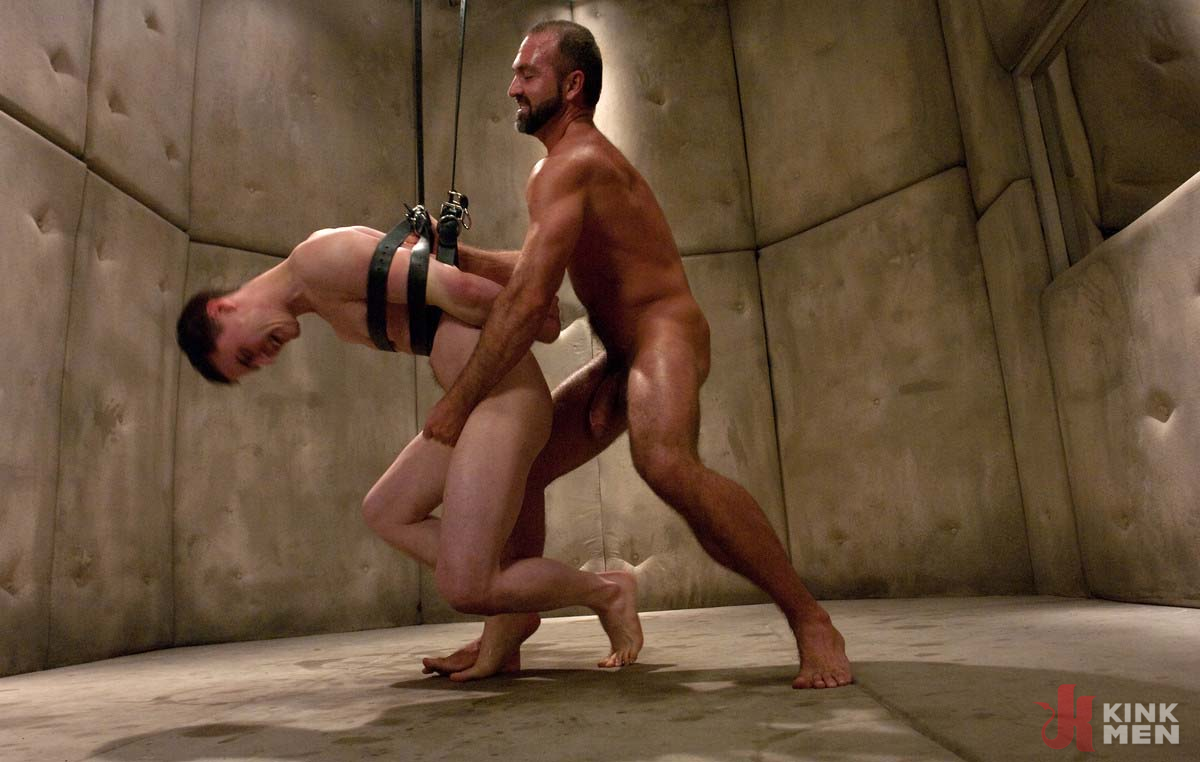 Photo number 1 from The Sex Addict With A Nine Inch Cock Is Back! shot for KinkMen Classics on Kink.com. Featuring CJ and Josh West in hardcore BDSM & Fetish porn.