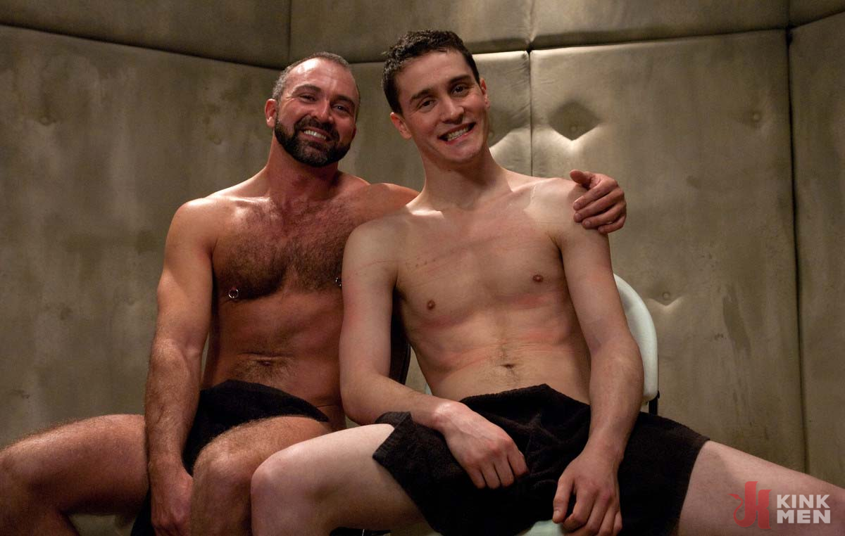 Photo number 1 from The Sex Addict With A Nine Inch Cock Is Back! shot for KinkMen Classics on Kink.com. Featuring CJ and Josh West in hardcore BDSM & Fetish porn.