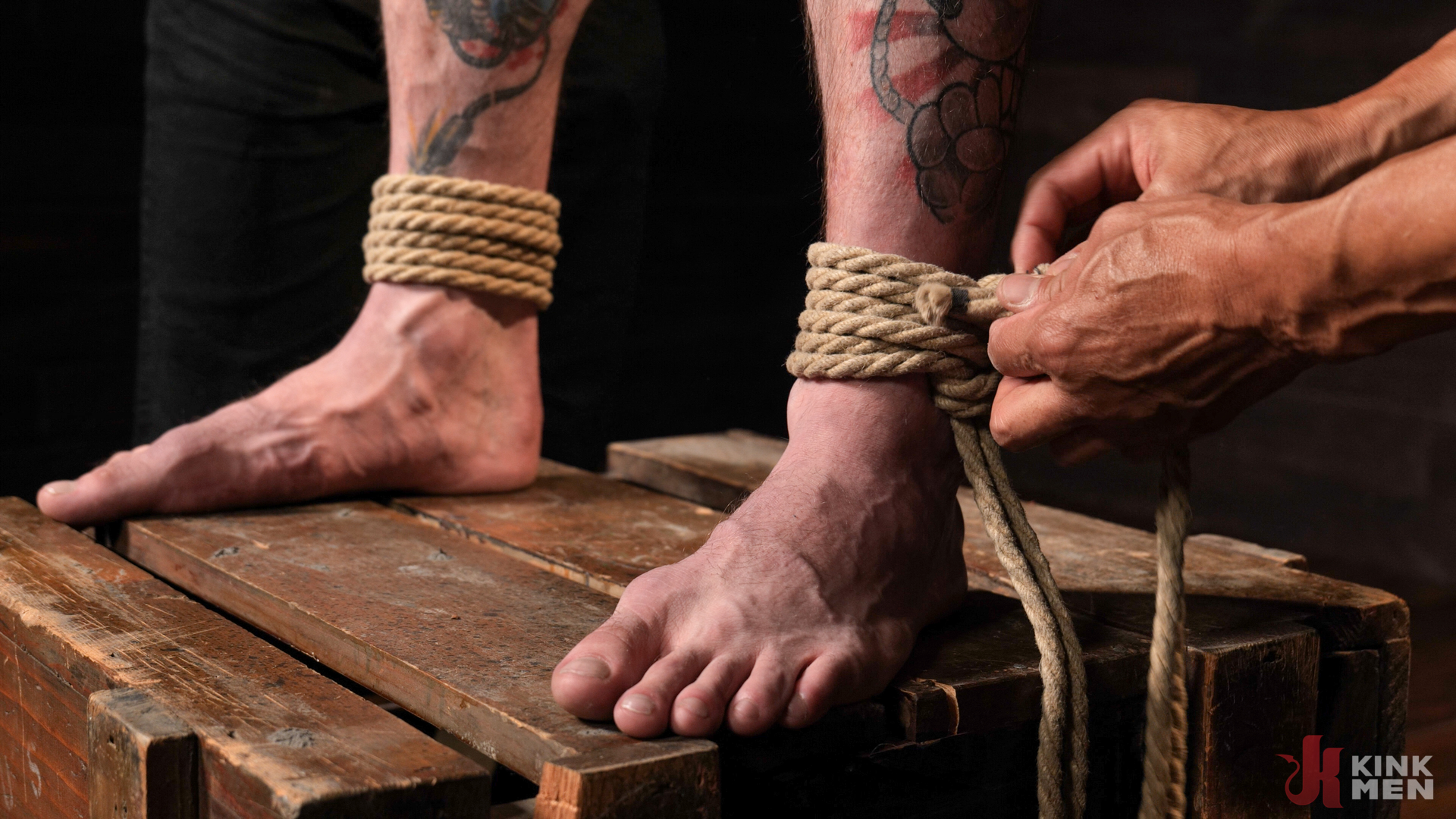 Photo number 5 from Over the Cliff's Edge shot for Men On Edge on Kink.com. Featuring Cliff Jensen, Brody Fox and Van Darkholme in hardcore BDSM & Fetish porn.