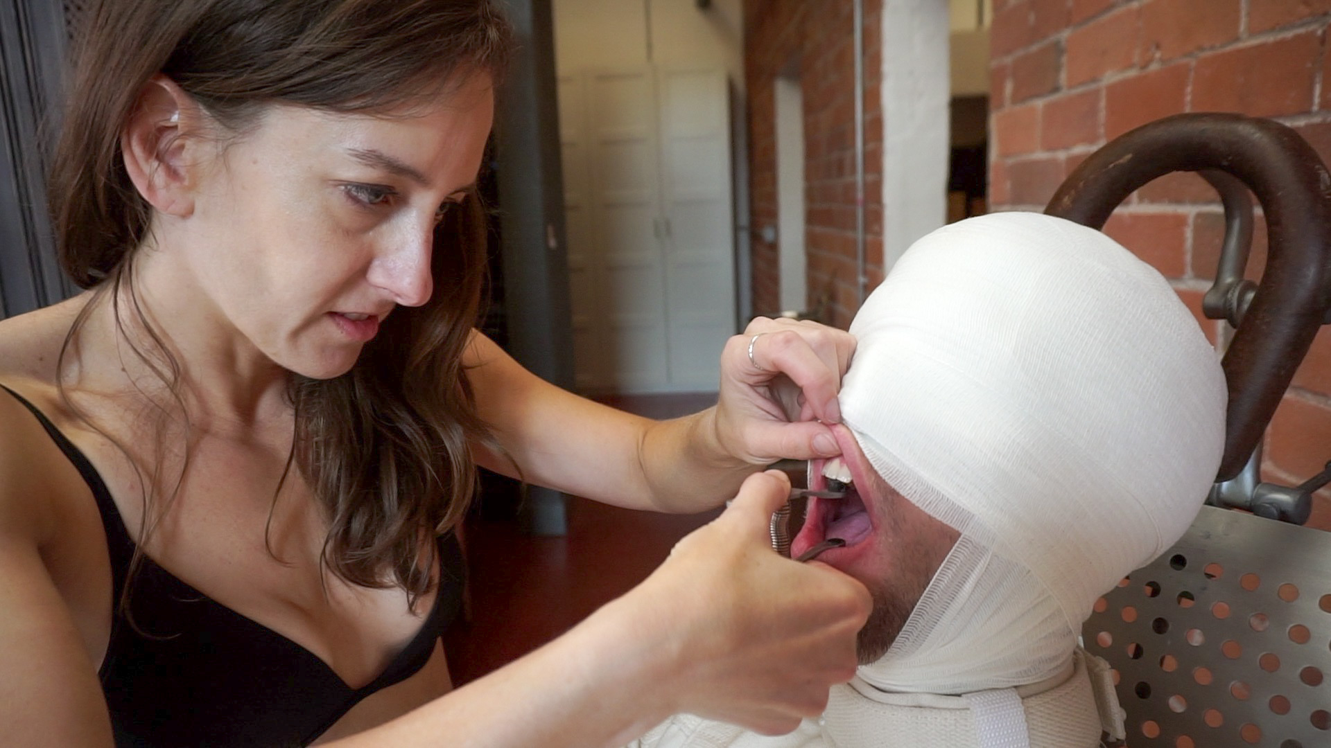 Photo number 1 from Blow Your Own Horn, part one shot for Bondage Liberation on Kink.com. Featuring Elise Graves and Heavybondage4life in hardcore BDSM & Fetish porn.