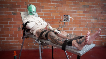 Photo number 1 from Blow Your Own Horn, part two shot for Bondage Liberation on Kink.com. Featuring Elise Graves and Heavybondage4life in hardcore BDSM & Fetish porn.