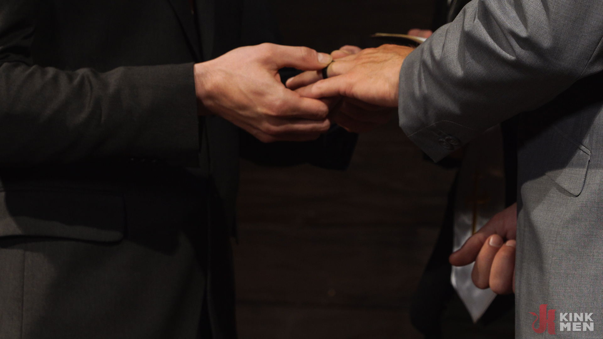 Photo number 2 from To Love, Honor and Obey shot for Taken Rough on Kink.com. Featuring Christian Wilde, Derek Kage and Cliff Jensen in hardcore BDSM & Fetish porn.