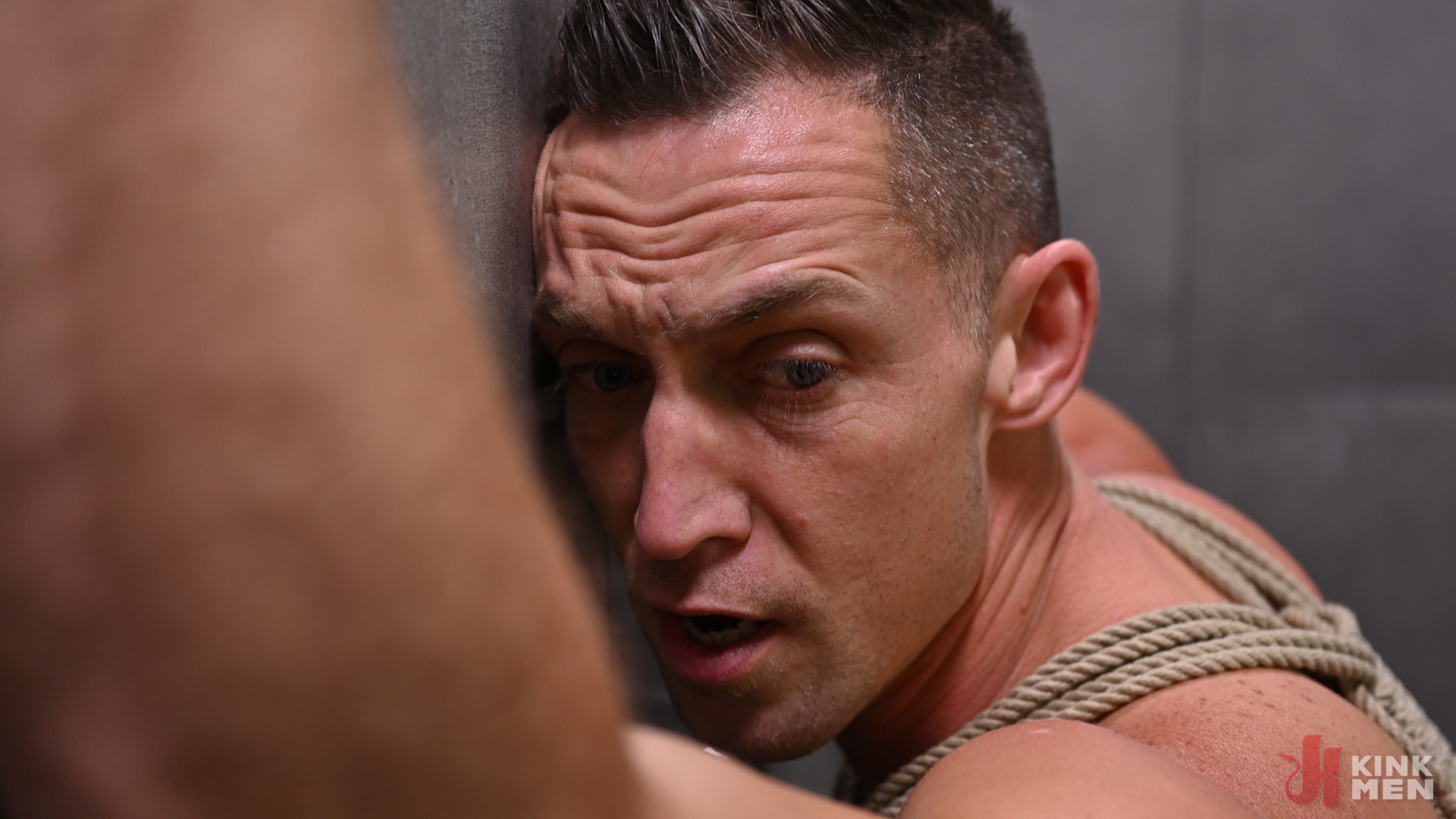 Photo number 18 from Hittin' The Shower: Greg Riley Devours Ethan Sinns shot for Bound Gods on Kink.com. Featuring Greg Riley and Ethan Sinn in hardcore BDSM & Fetish porn.