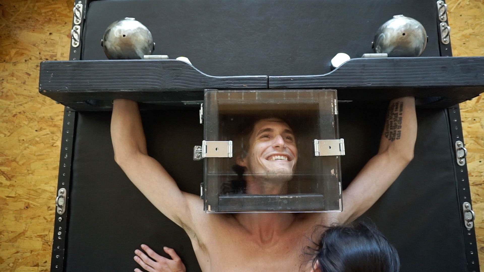 Photo number 1 from Trapped in a Tease Box shot for Bondage Liberation on Kink.com. Featuring Elise Graves and Tony Orlando in hardcore BDSM & Fetish porn.