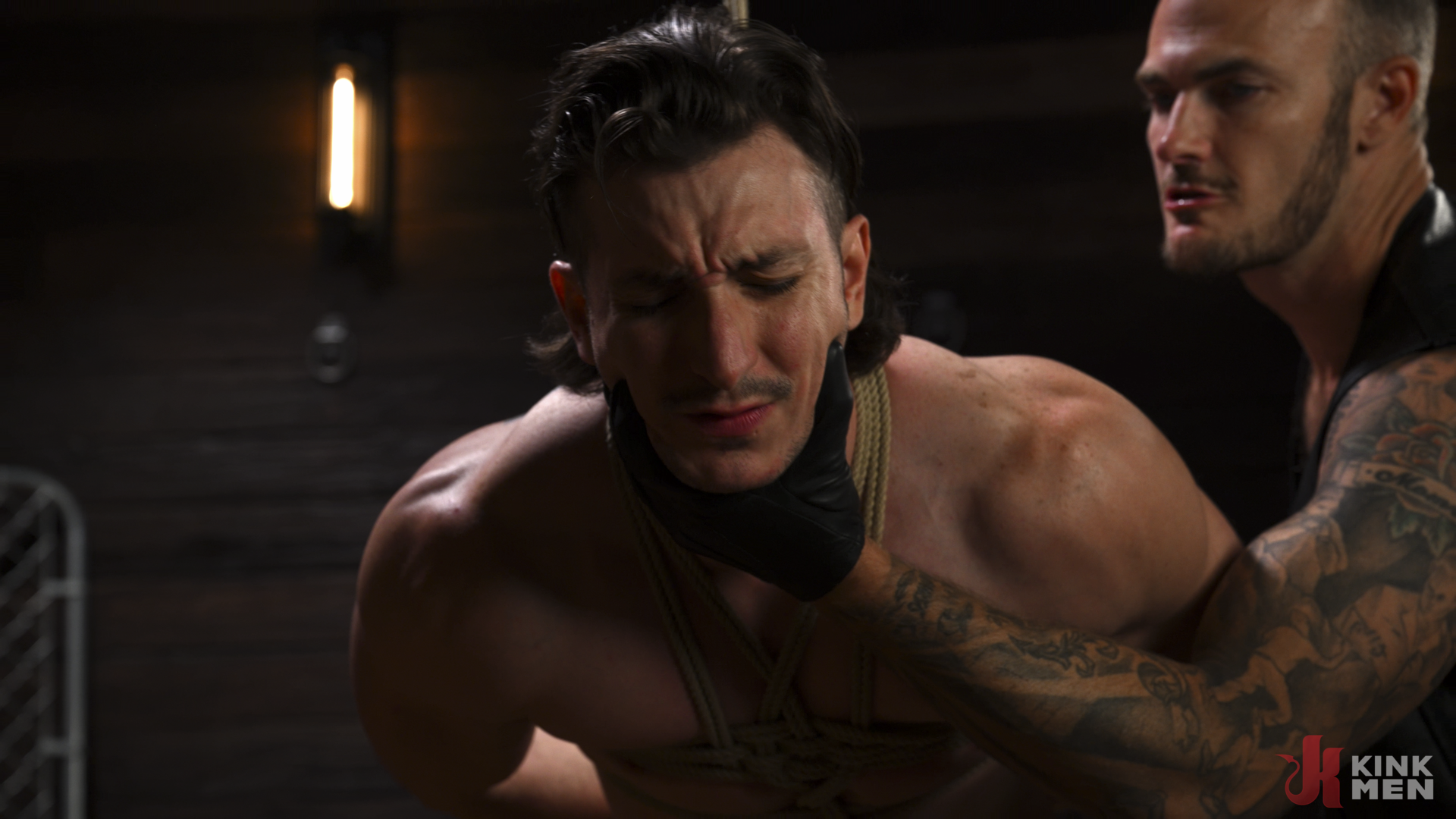 Photo number 10 from Testing the Water: Christian Wilde and Michael Jackman shot for Bound Gods on Kink.com. Featuring Michael Jackman and Christian Wilde in hardcore BDSM & Fetish porn.