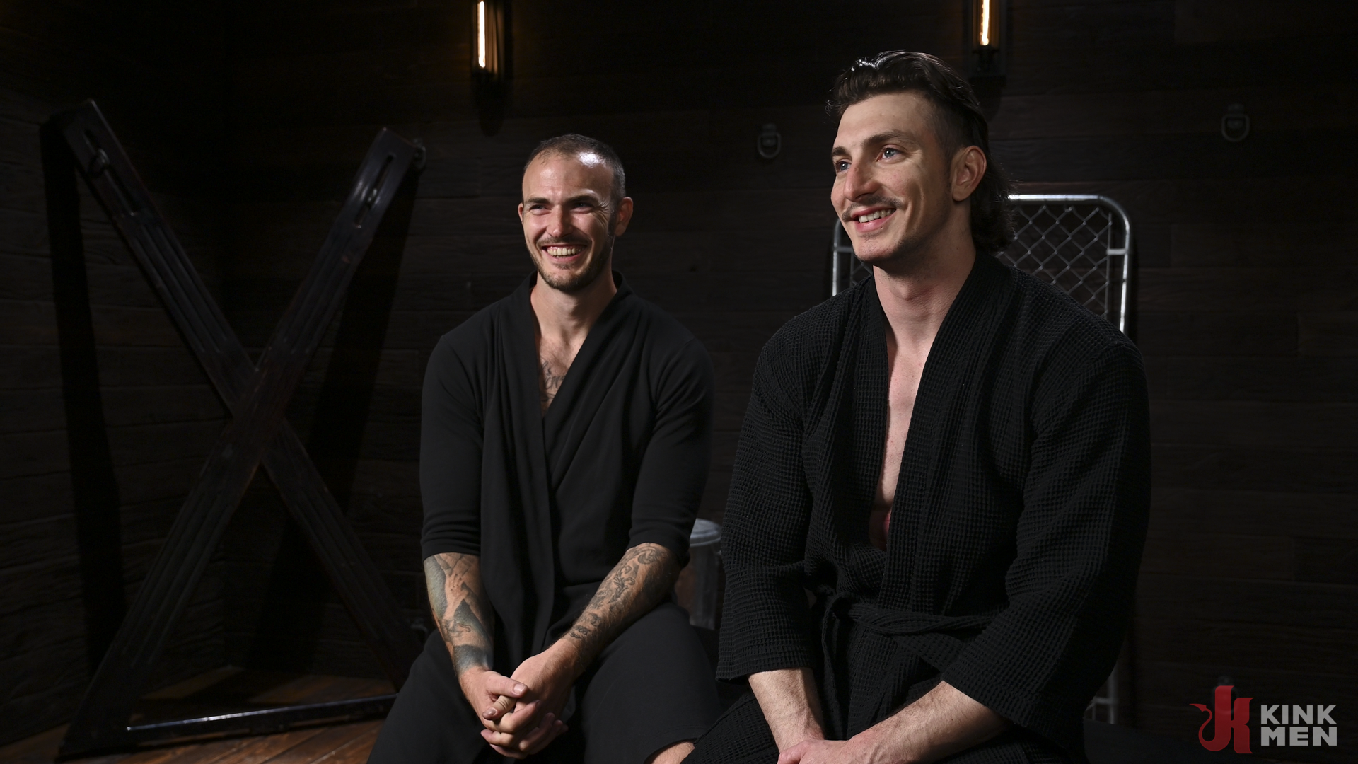 Photo number 33 from Testing the Water: Christian Wilde and Michael Jackman shot for Bound Gods on Kink.com. Featuring Michael Jackman and Christian Wilde in hardcore BDSM & Fetish porn.