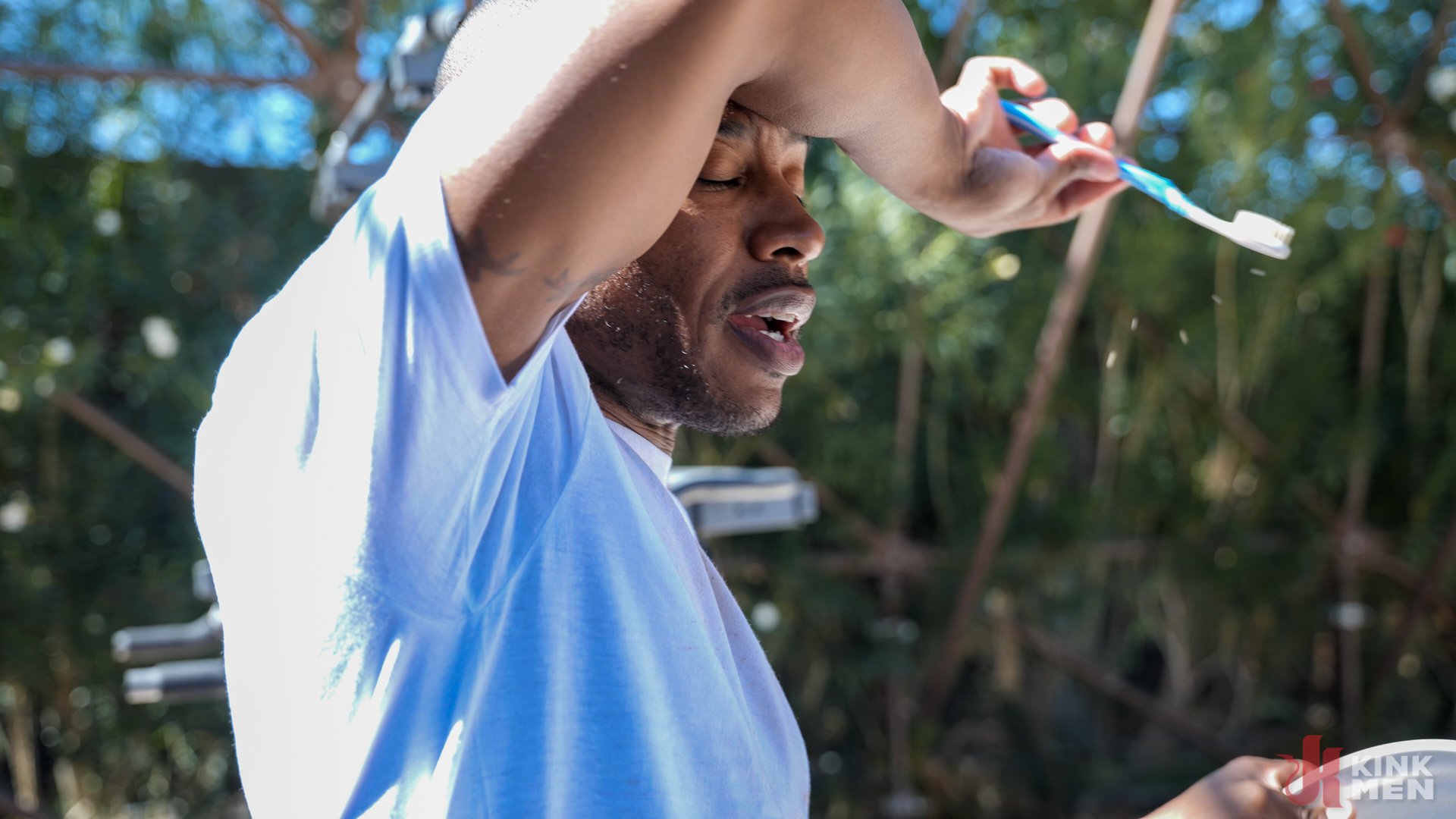 Photo number 2 from Field Day: Dante Colle and Jake Waters shot for Bound Gods on Kink.com. Featuring Dante Colle and Jake Waters in hardcore BDSM & Fetish porn.