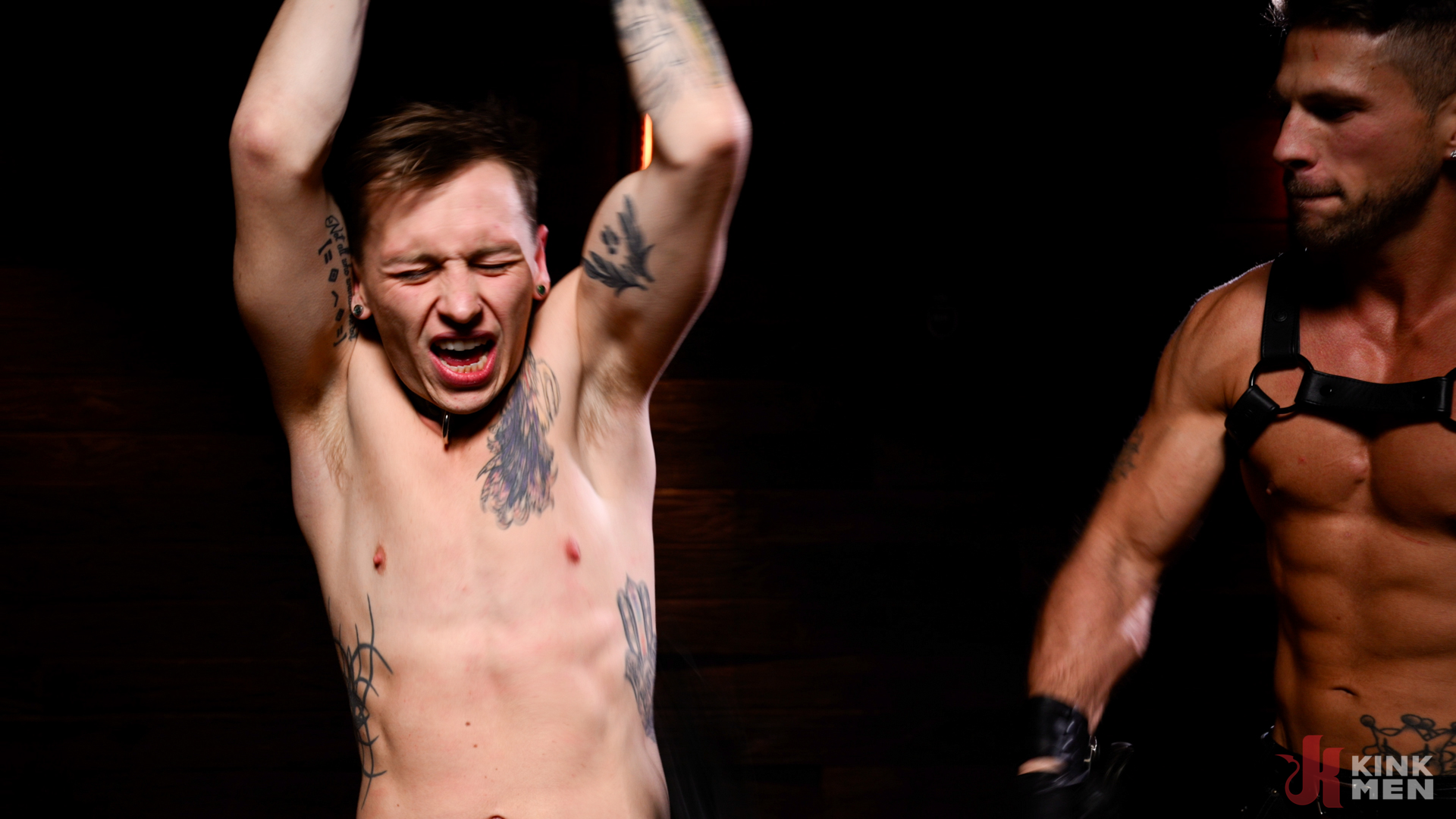 Photo number 35 from Sex and Torment: Roman Todd and Aiden Langston shot for Bound Gods on Kink.com. Featuring Aiden Langston and Roman Todd in hardcore BDSM & Fetish porn.