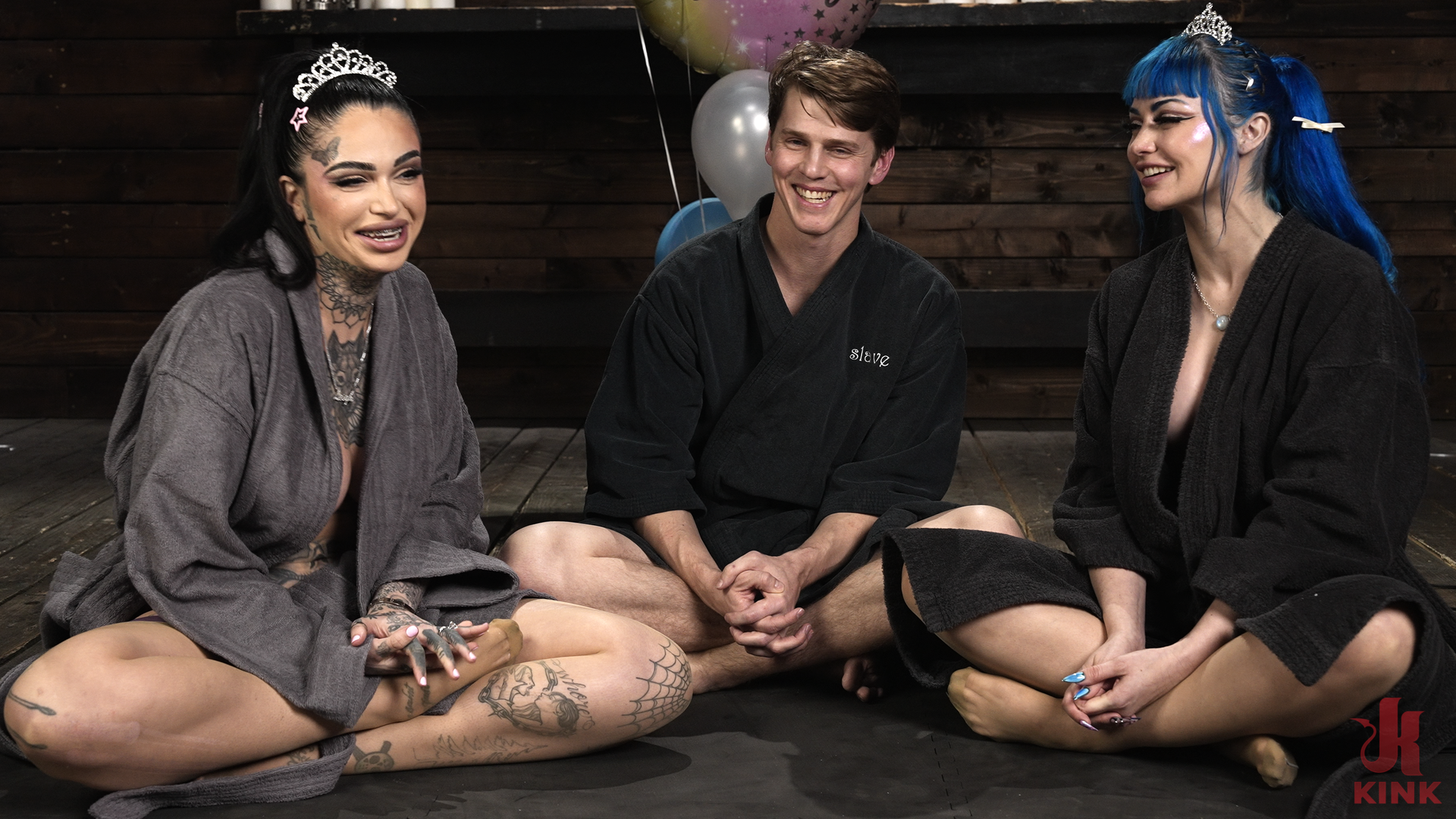 Photo number 33 from Mistress Baby’s Birthday Celebration: Leigh Raven, Jewelz Blu, & Sage Roux shot for Divine Bitches on Kink.com. Featuring Jewelz Blu, Leigh Raven and Sage Roux in hardcore BDSM & Fetish porn.