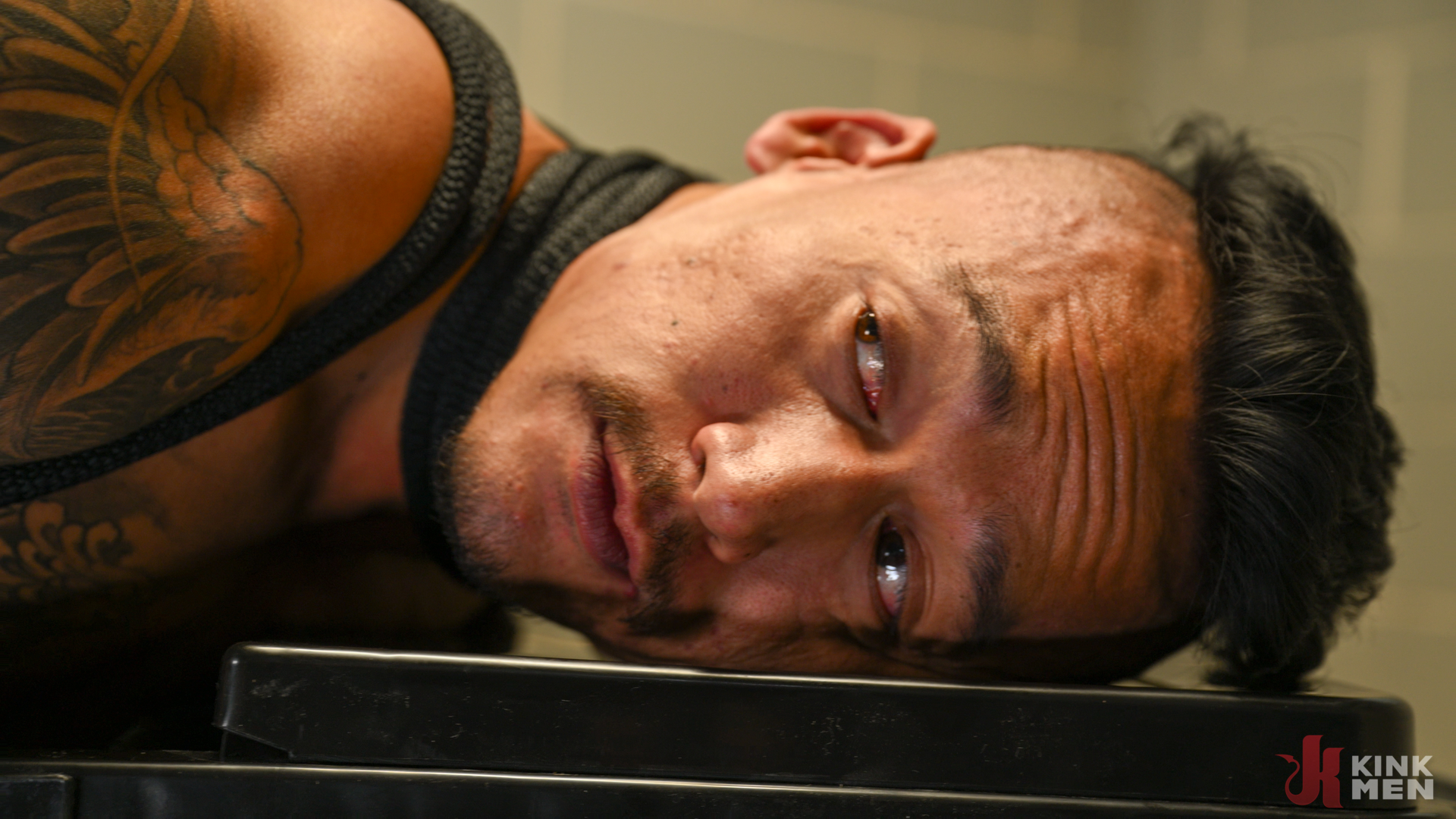 Photo number 25 from STOLEN VALOR shot for Bound Gods on Kink.com. Featuring Han Cross and Johnny Ford in hardcore BDSM & Fetish porn.