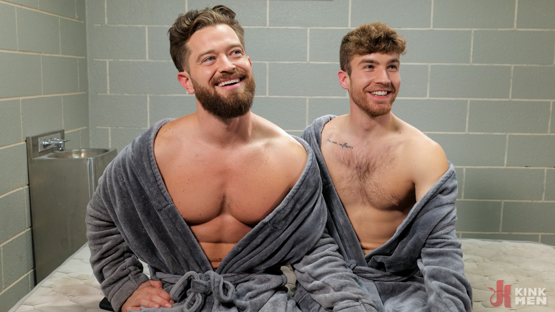 Photo number 27 from Jail Break shot for Men On Edge on Kink.com. Featuring Carter Collins, Johnny Donovan and Van Darkholme in hardcore BDSM & Fetish porn.