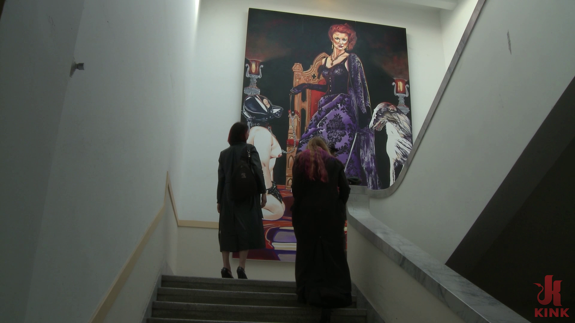 Photo number 1 from Nancy Peach Unvails Her Art Work on the Upper Floor shot for Behind Kink on Kink.com. Featuring Madison Young in hardcore BDSM & Fetish porn.