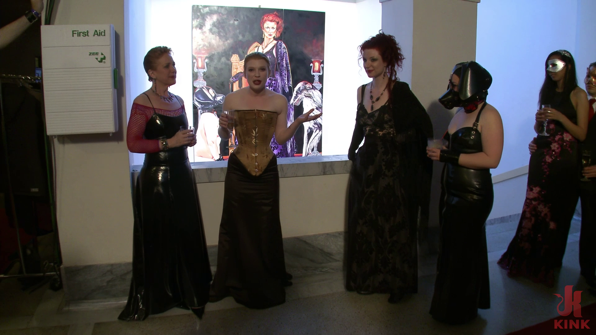 Photo number 1 from Nancy Peach Unvails Her Art Work on the Upper Floor shot for Behind Kink on Kink.com. Featuring Madison Young in hardcore BDSM & Fetish porn.