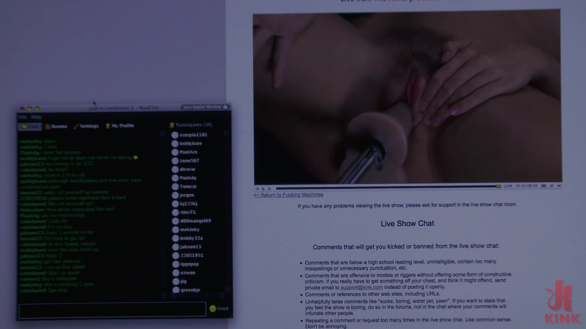 Photo number 1 from Fucking Machines Live 100% of the Time shot for Behind Kink on Kink.com. Featuring Tomcat in hardcore BDSM & Fetish porn.