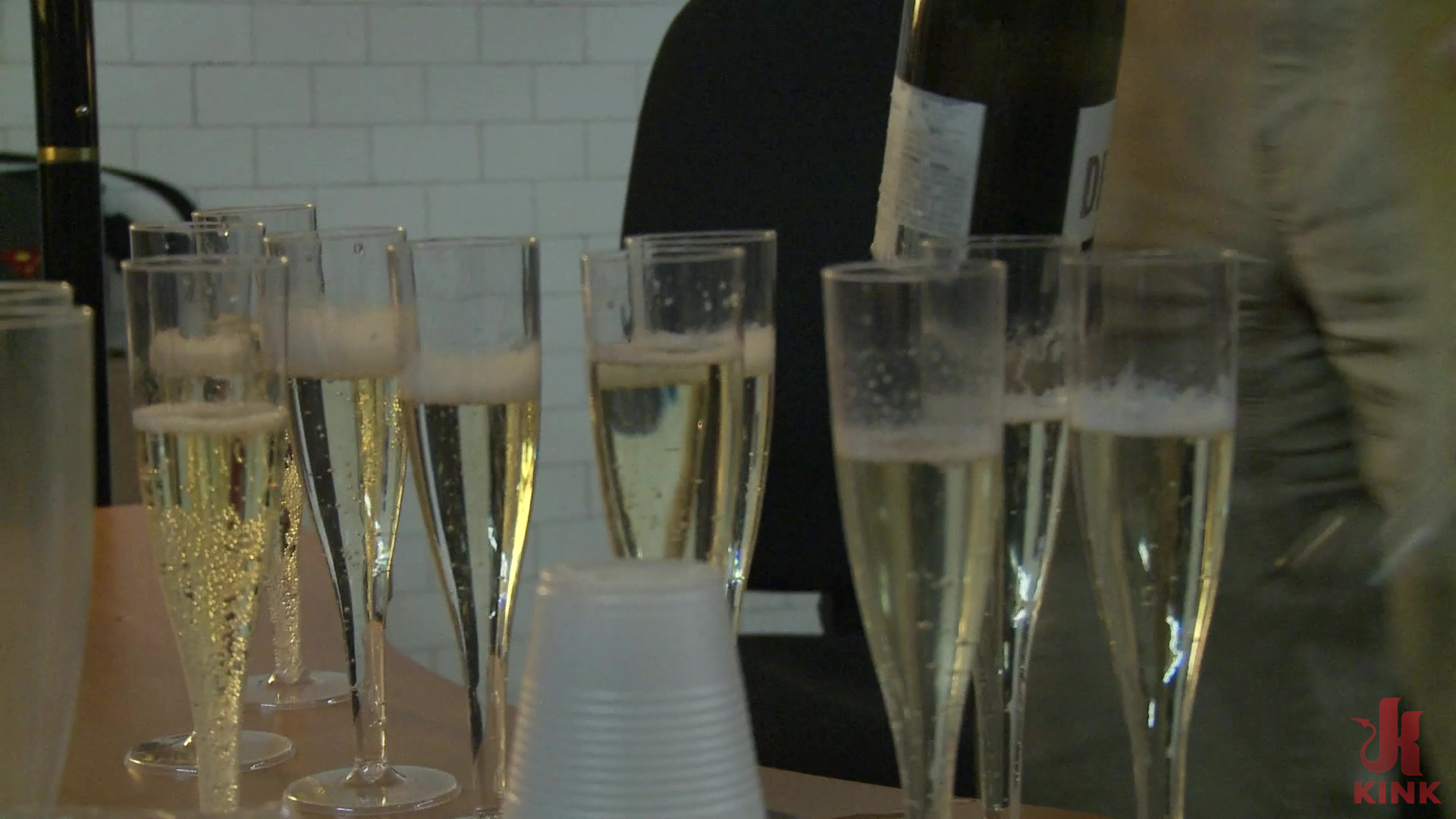 Photo number 1 from BoundGangBangs Launch shot for Behind Kink on Kink.com. Featuring Princess Donna Dolore and Peter in hardcore BDSM & Fetish porn.