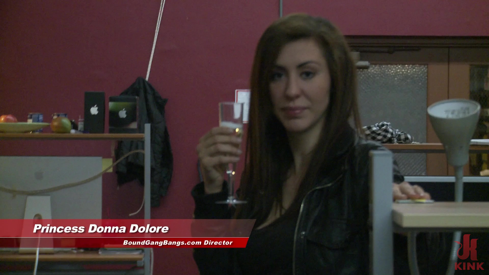 Photo number 1 from BoundGangBangs Launch shot for Behind Kink on Kink.com. Featuring Princess Donna Dolore and Peter in hardcore BDSM & Fetish porn.