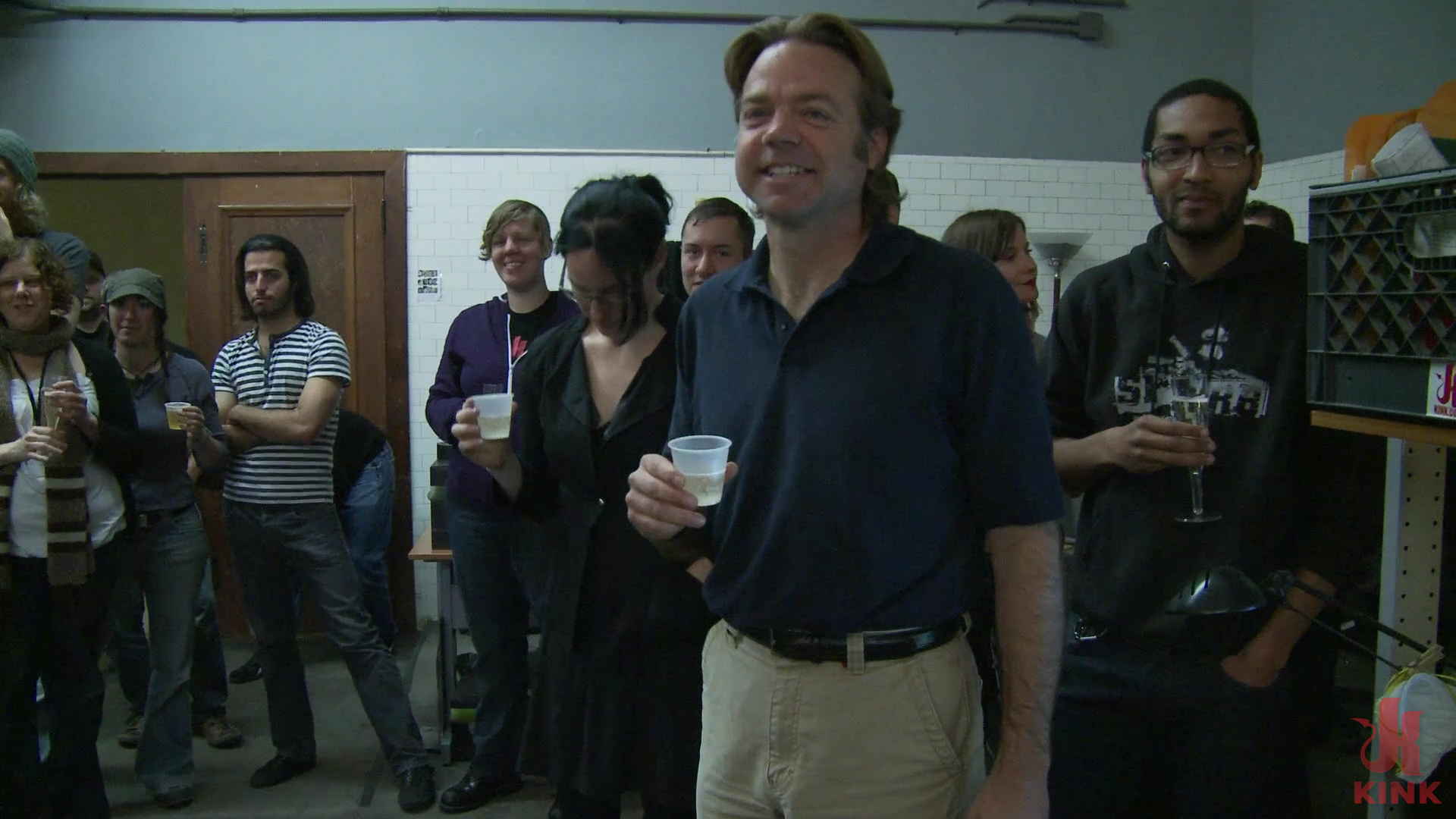 Photo number 1 from BoundGangBangs Launch shot for Behind Kink on Kink.com. Featuring Princess Donna Dolore and Peter in hardcore BDSM & Fetish porn.